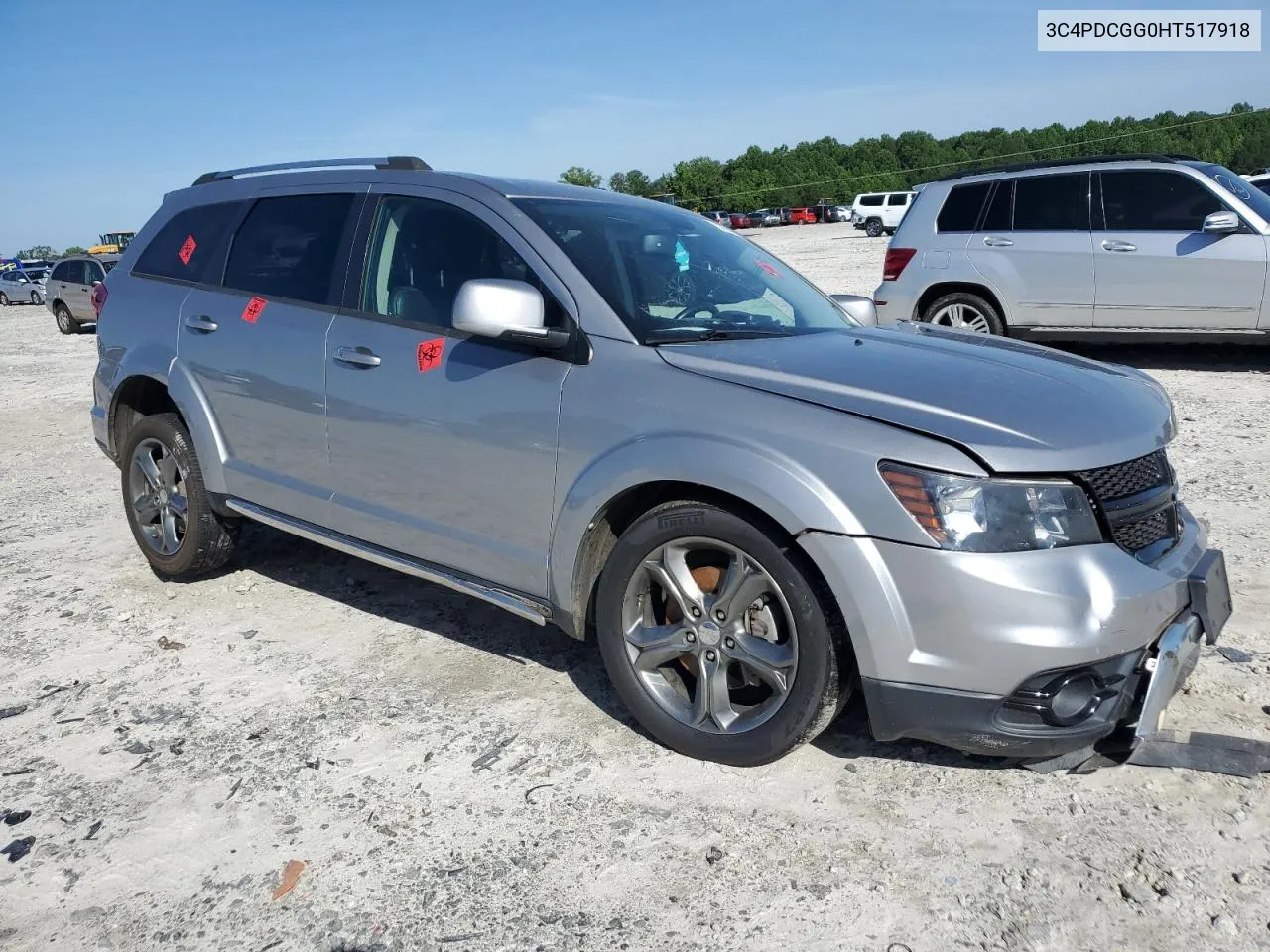 2017 Dodge Journey Crossroad VIN: 3C4PDCGG0HT517918 Lot: 57094704