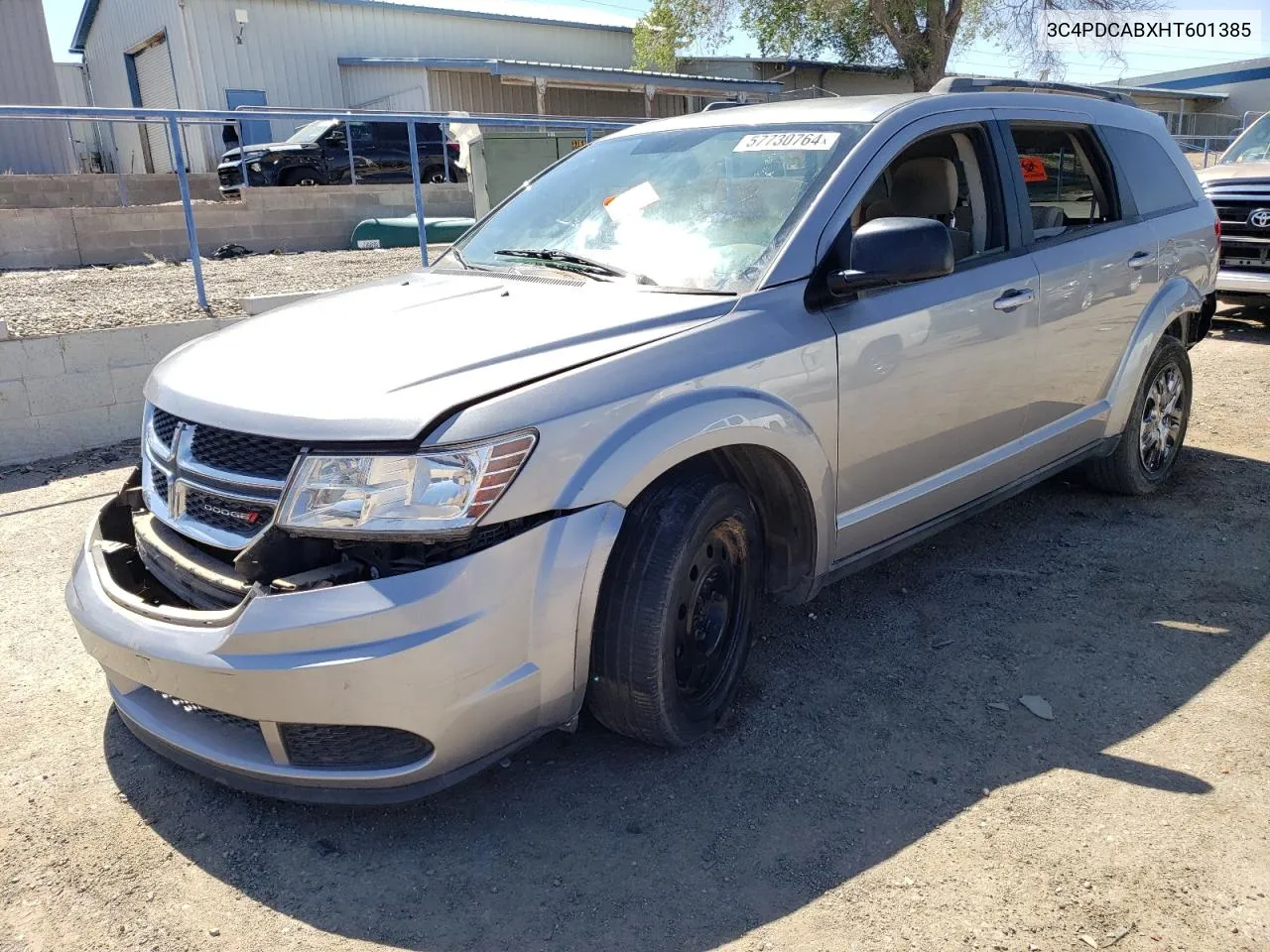 2017 Dodge Journey Se VIN: 3C4PDCABXHT601385 Lot: 57730764