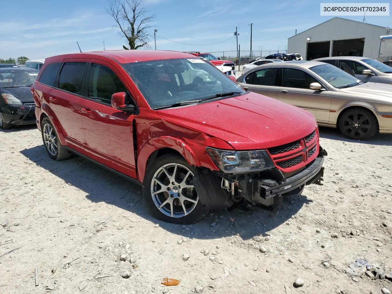 2017 Dodge Journey Gt VIN: 3C4PDCEG2HT702345 Lot: 58475174