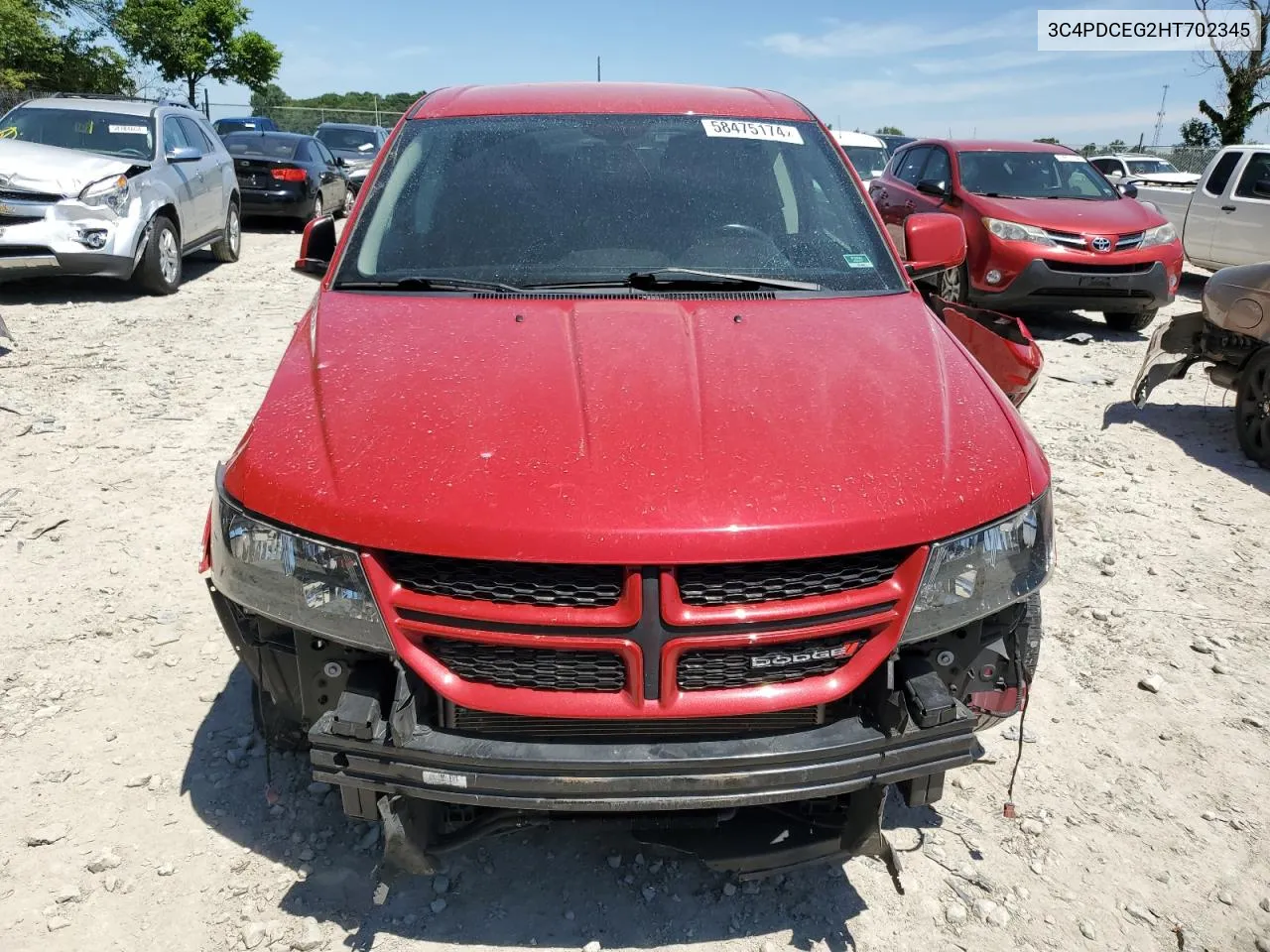 3C4PDCEG2HT702345 2017 Dodge Journey Gt