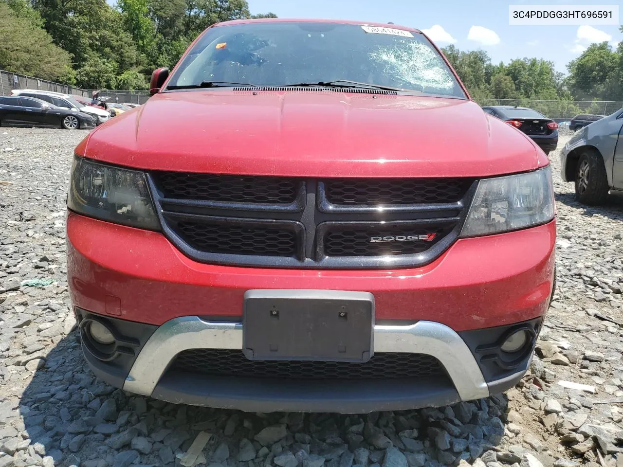 2017 Dodge Journey Crossroad VIN: 3C4PDDGG3HT696591 Lot: 58641424