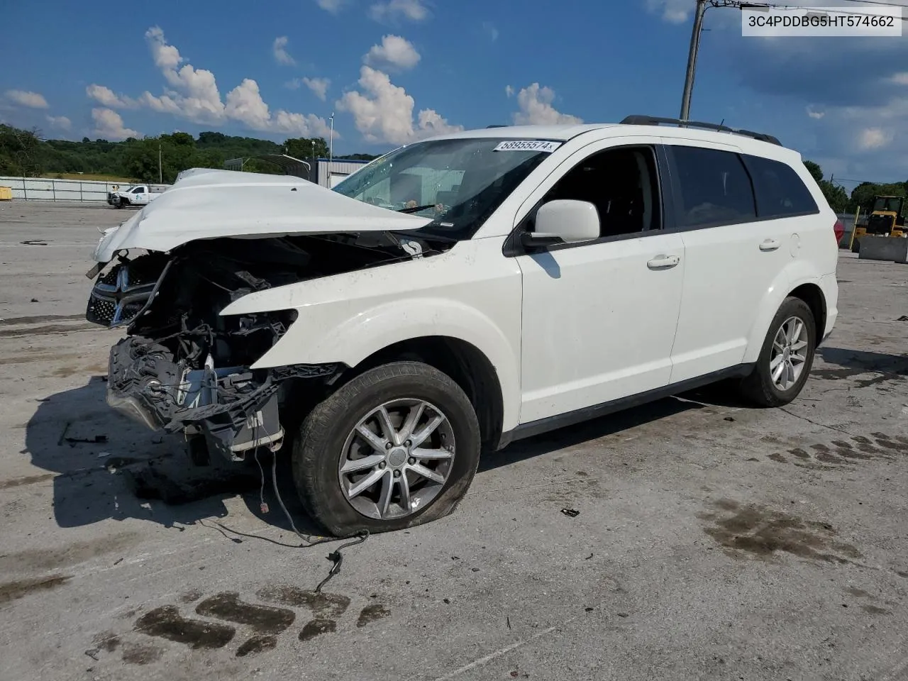 3C4PDDBG5HT574662 2017 Dodge Journey Sxt