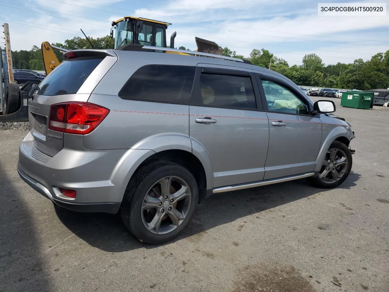 2017 Dodge Journey Crossroad VIN: 3C4PDCGB6HT500920 Lot: 60455734