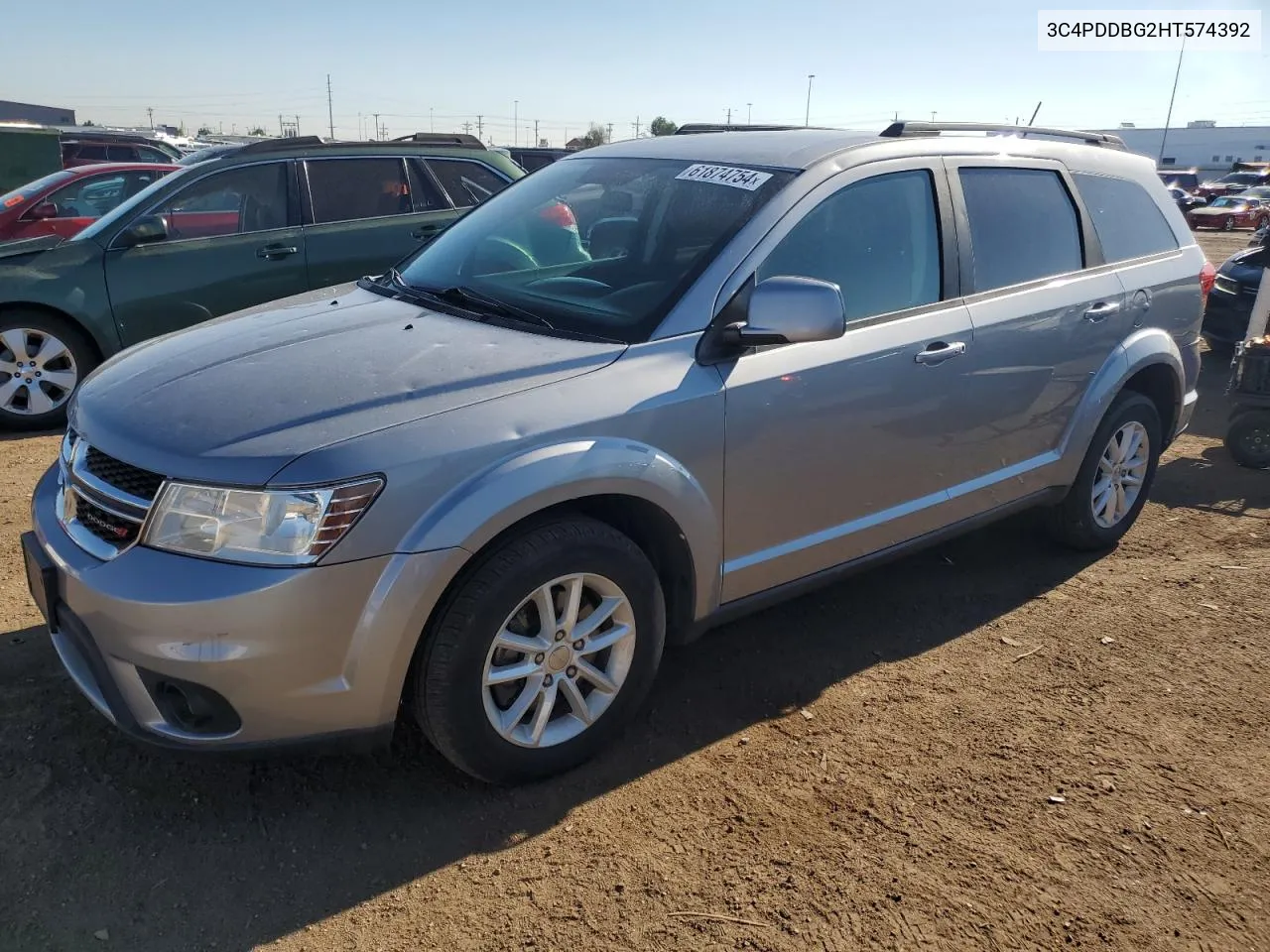 2017 Dodge Journey Sxt VIN: 3C4PDDBG2HT574392 Lot: 61874754