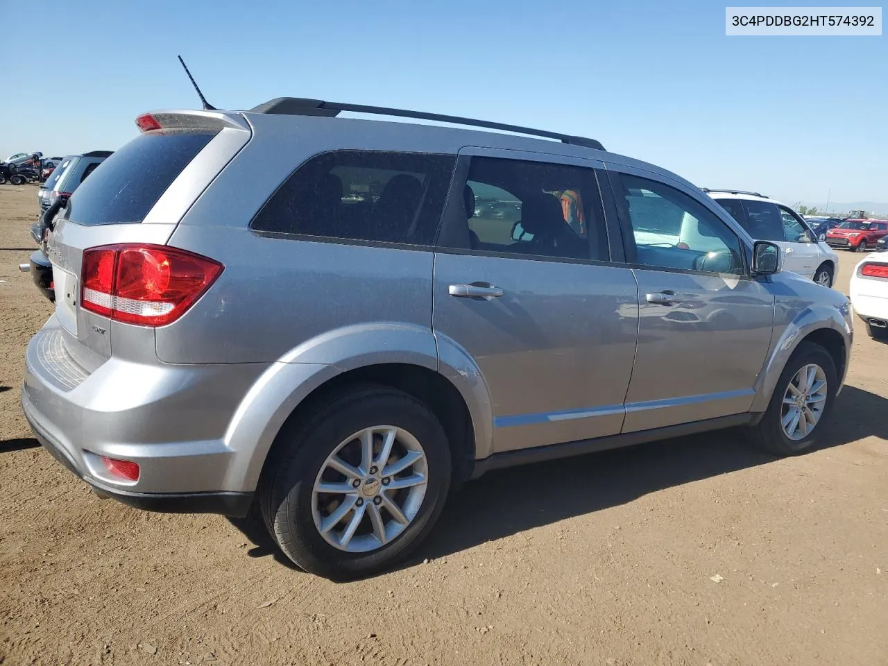 2017 Dodge Journey Sxt VIN: 3C4PDDBG2HT574392 Lot: 61874754