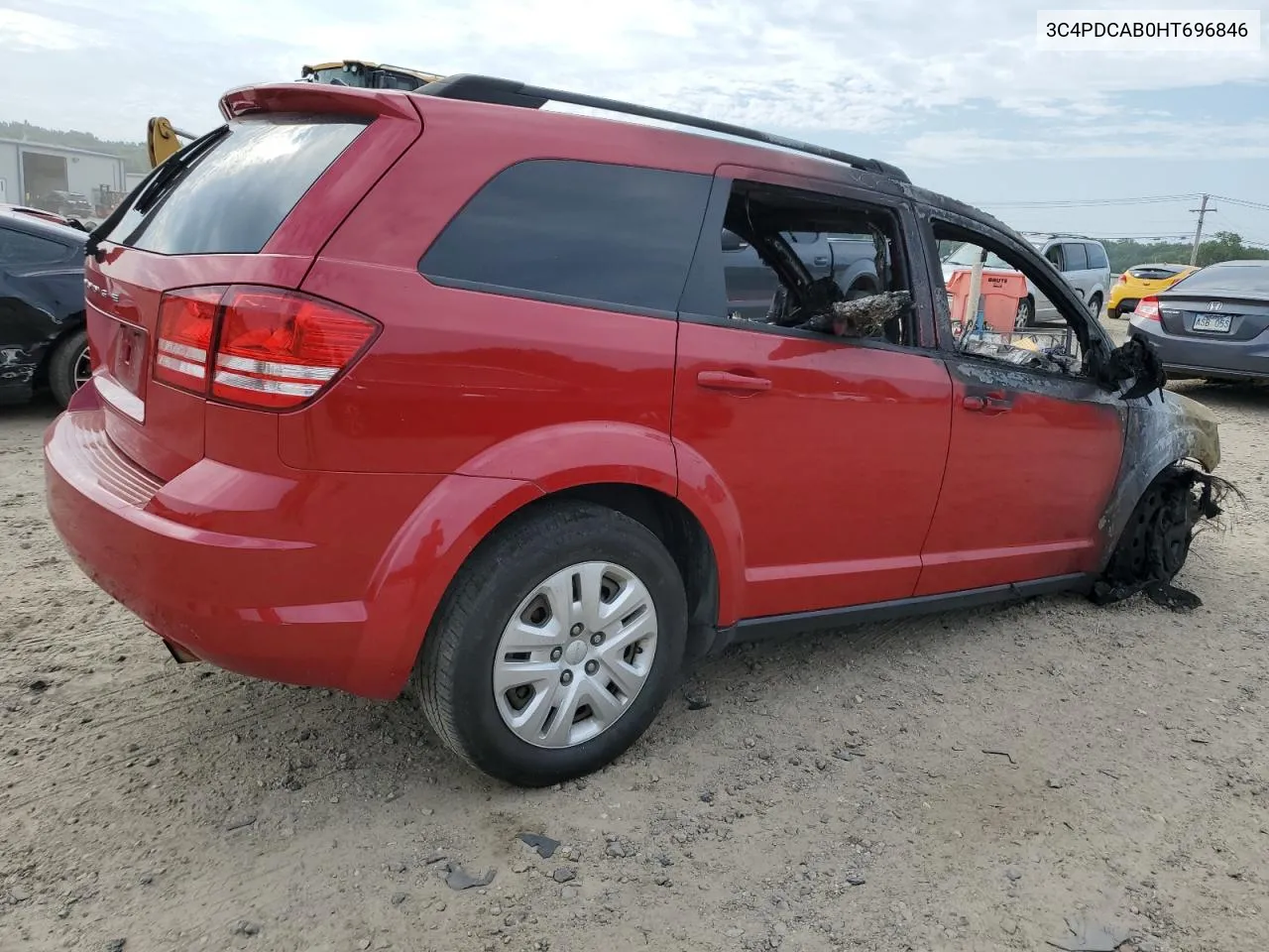 2017 Dodge Journey Se VIN: 3C4PDCAB0HT696846 Lot: 61892094