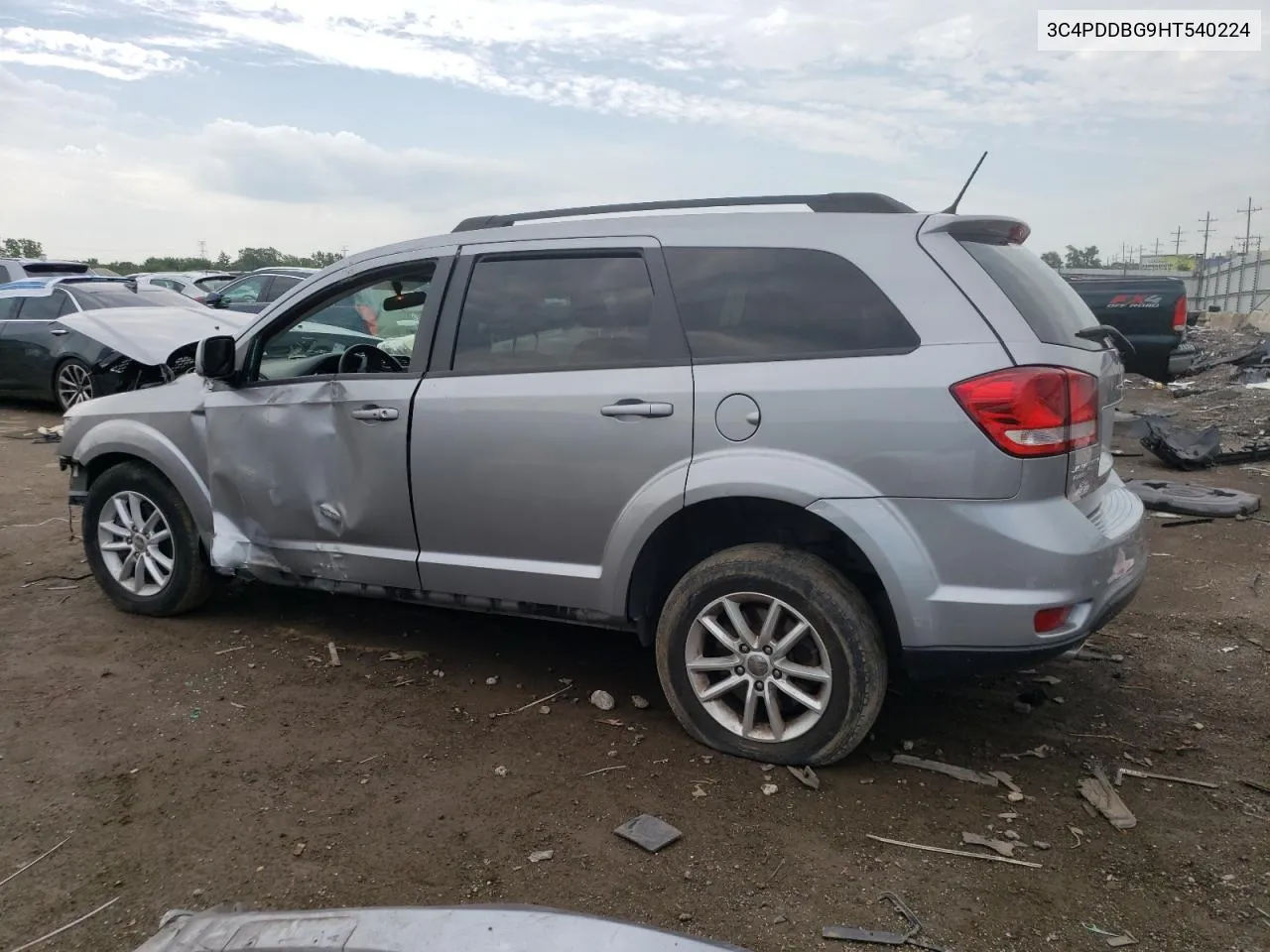 2017 Dodge Journey Sxt VIN: 3C4PDDBG9HT540224 Lot: 61925214