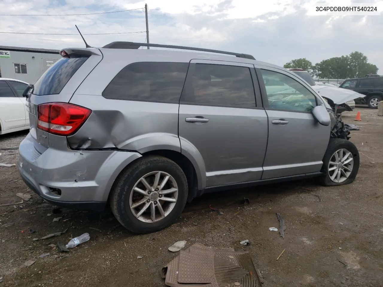 2017 Dodge Journey Sxt VIN: 3C4PDDBG9HT540224 Lot: 61925214