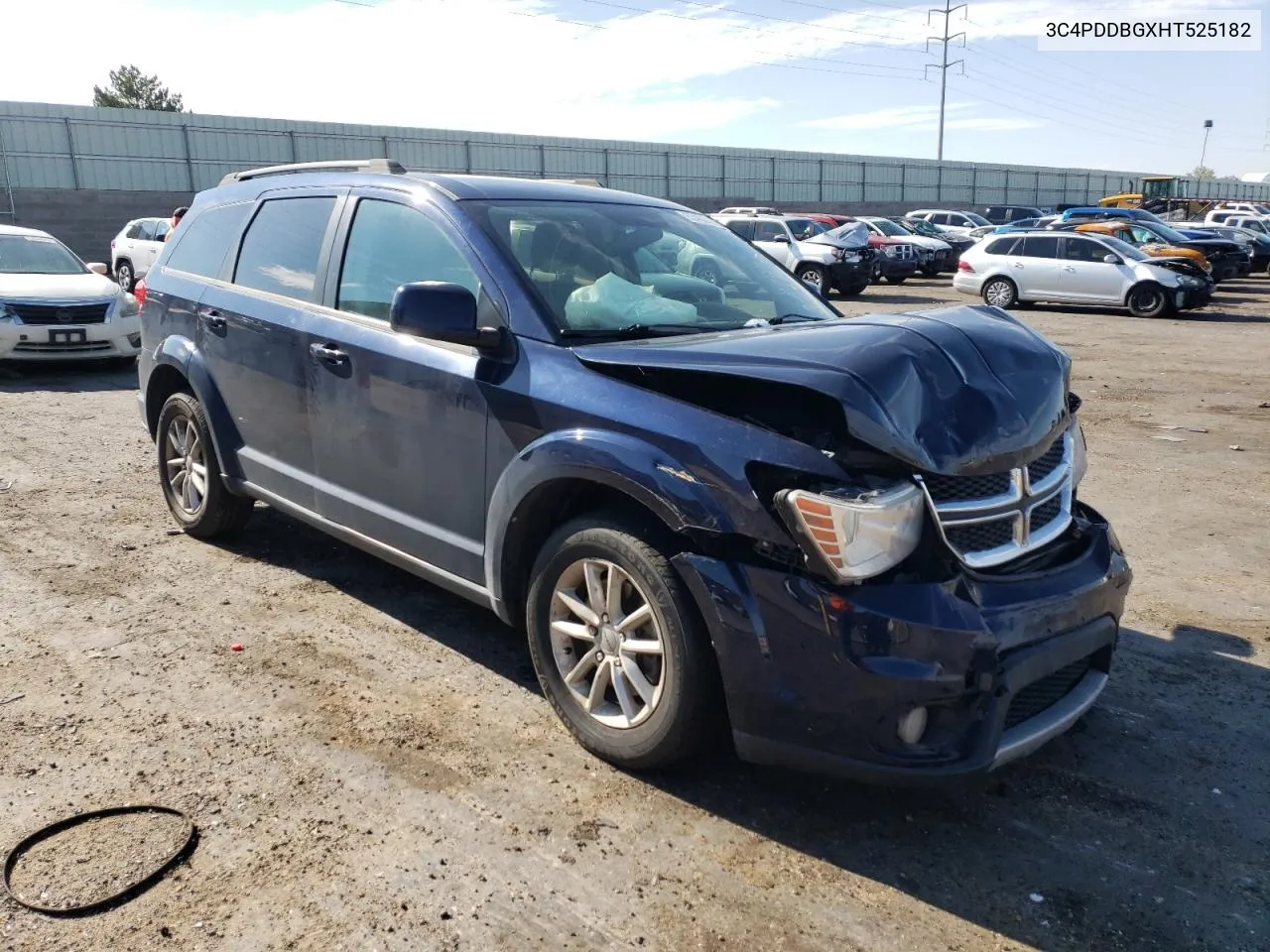 3C4PDDBGXHT525182 2017 Dodge Journey Sxt