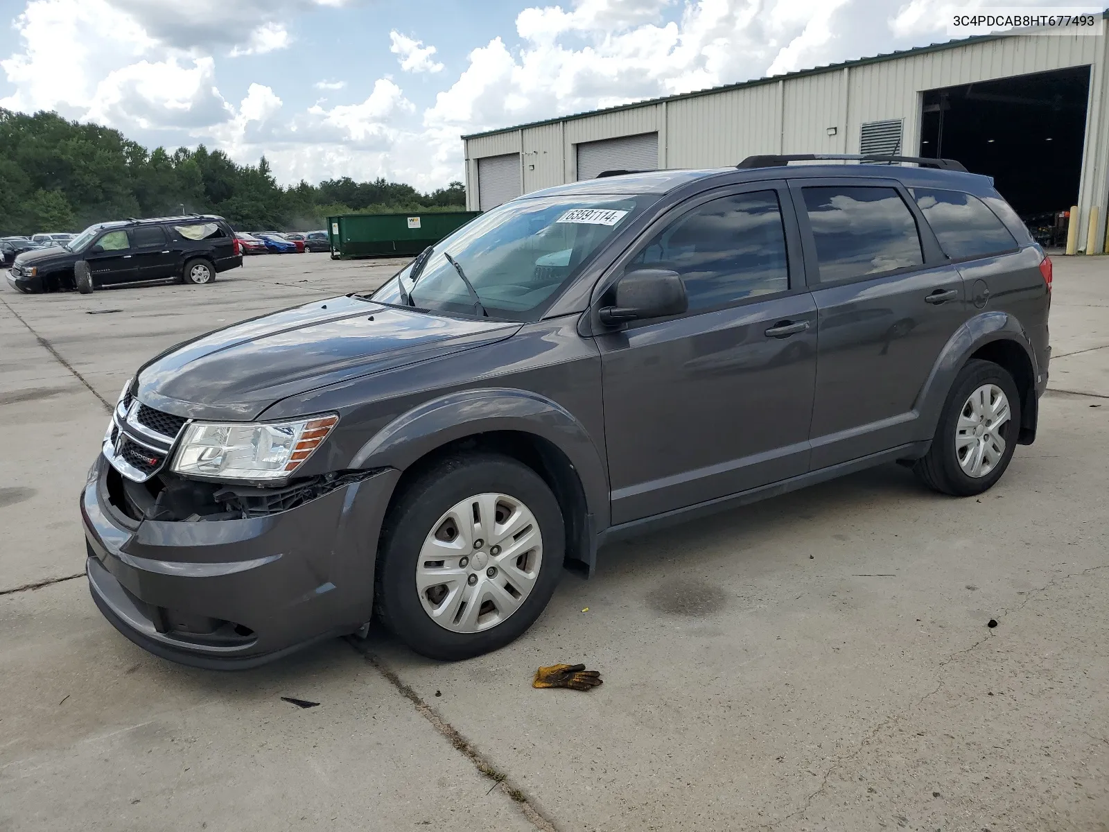 2017 Dodge Journey Se VIN: 3C4PDCAB8HT677493 Lot: 63591114