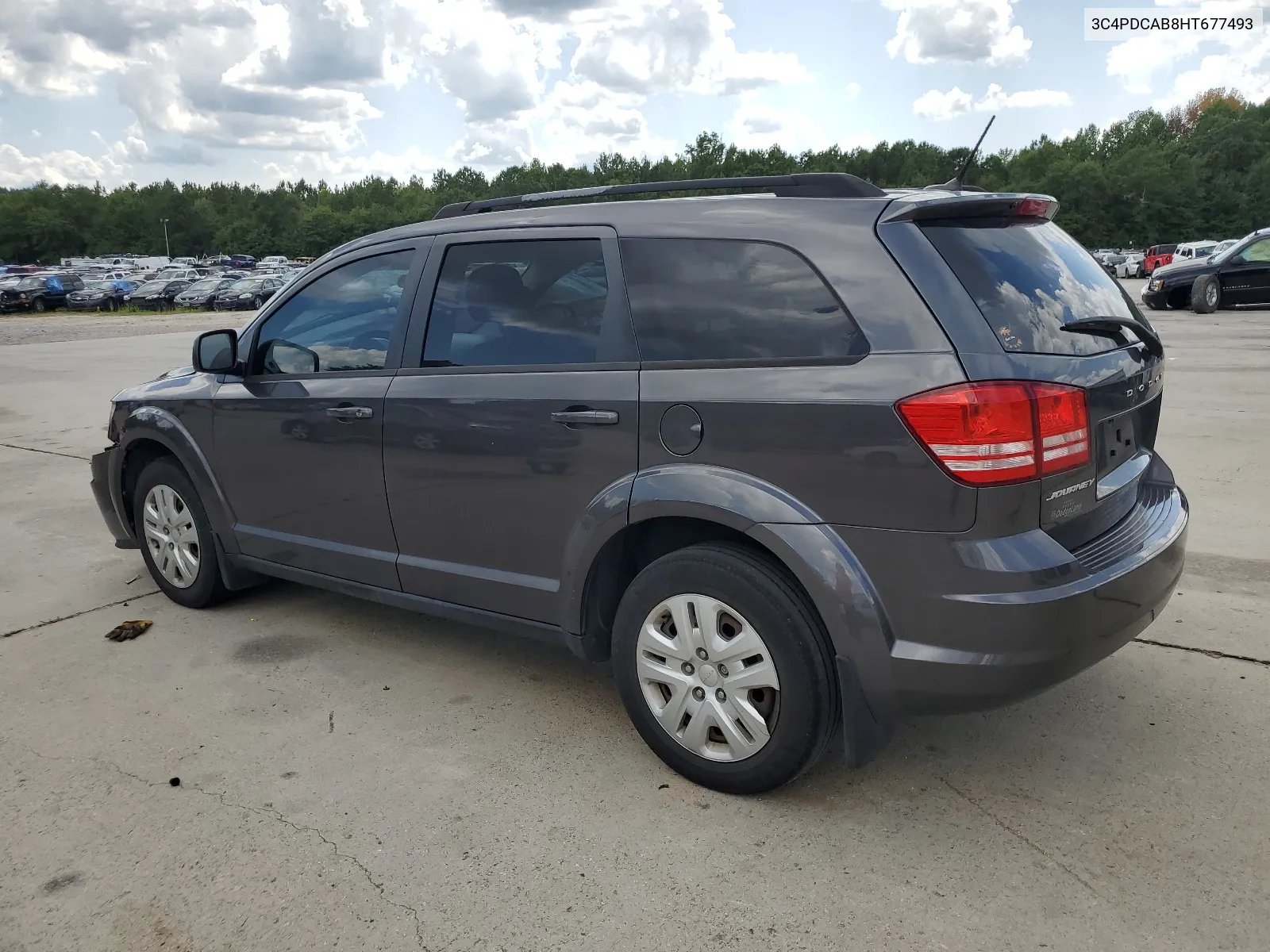 2017 Dodge Journey Se VIN: 3C4PDCAB8HT677493 Lot: 63591114