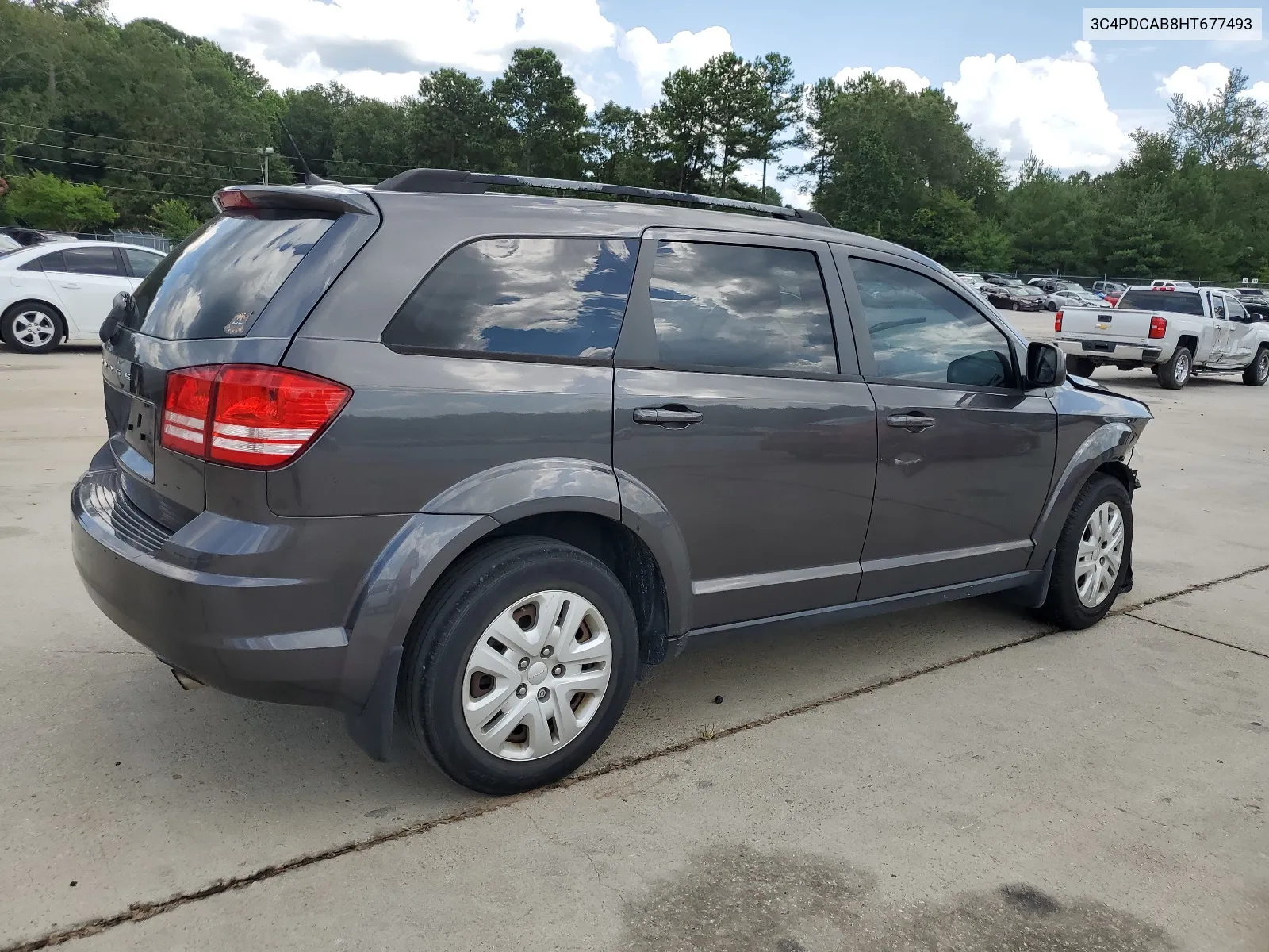 2017 Dodge Journey Se VIN: 3C4PDCAB8HT677493 Lot: 63591114