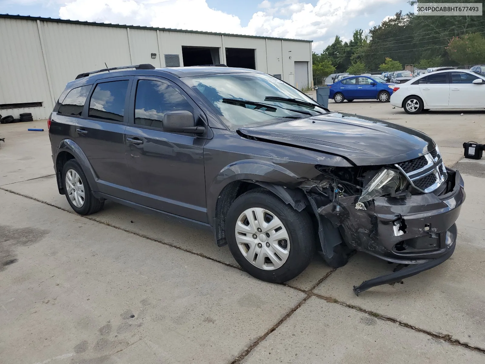 2017 Dodge Journey Se VIN: 3C4PDCAB8HT677493 Lot: 63591114