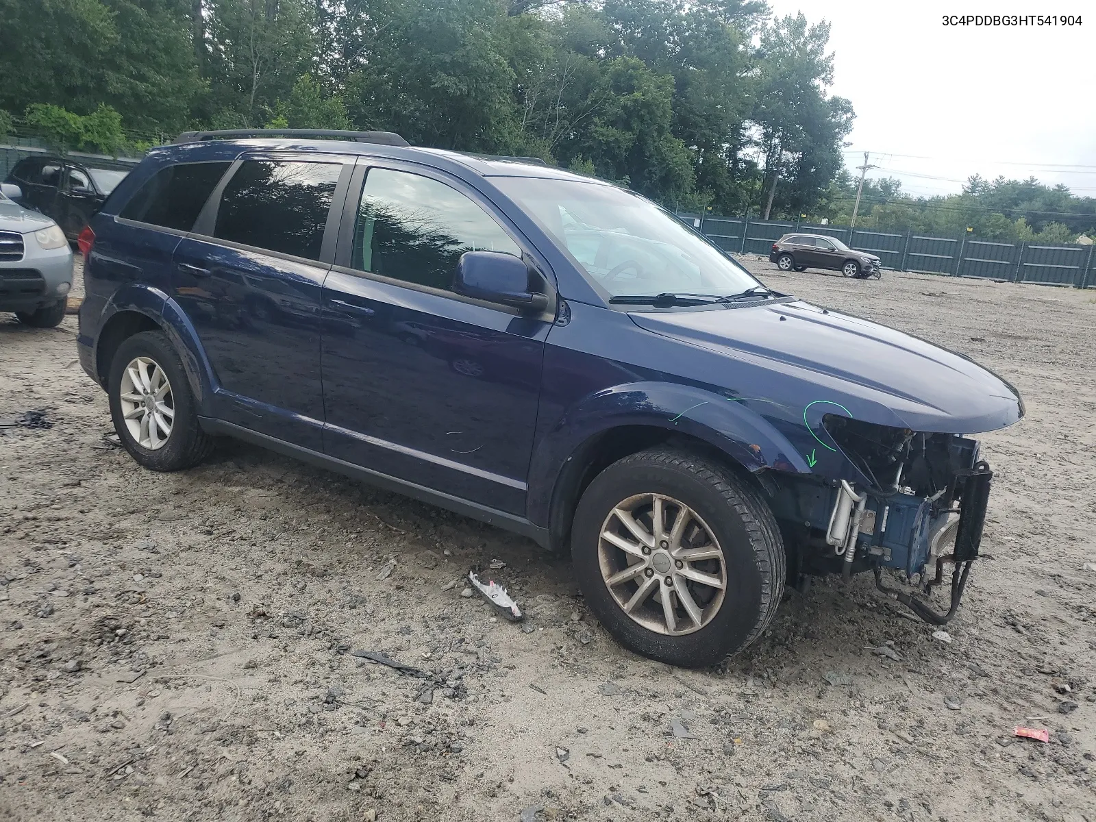 2017 Dodge Journey Sxt VIN: 3C4PDDBG3HT541904 Lot: 63628214