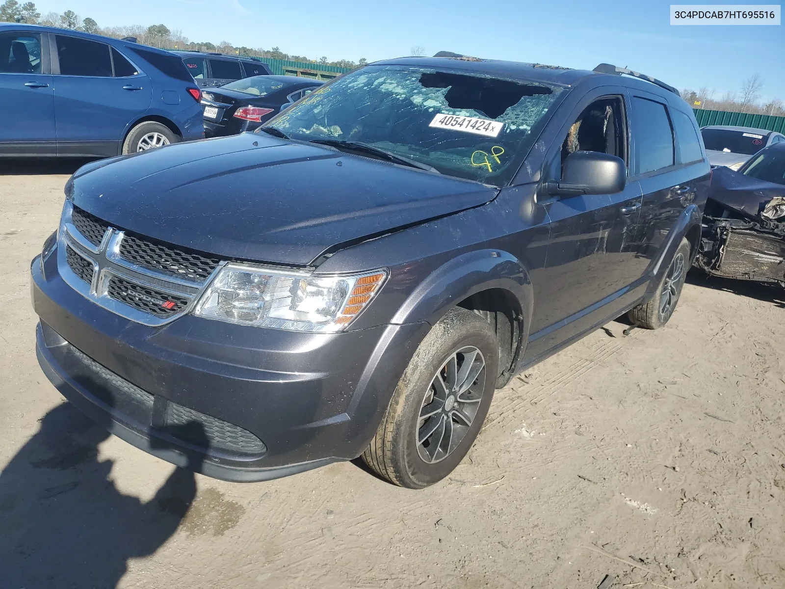 2017 Dodge Journey Se VIN: 3C4PDCAB7HT695516 Lot: 63766114