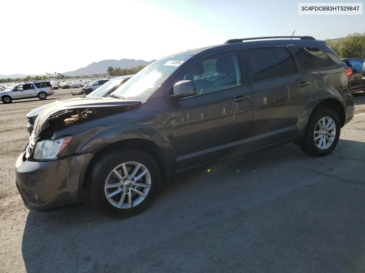 2017 Dodge Journey Sxt VIN: 3C4PDCBB3HT529847 Lot: 64502524