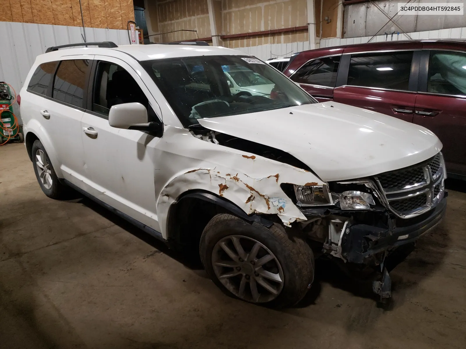 2017 Dodge Journey Sxt VIN: 3C4PDDBG4HT592845 Lot: 64837294