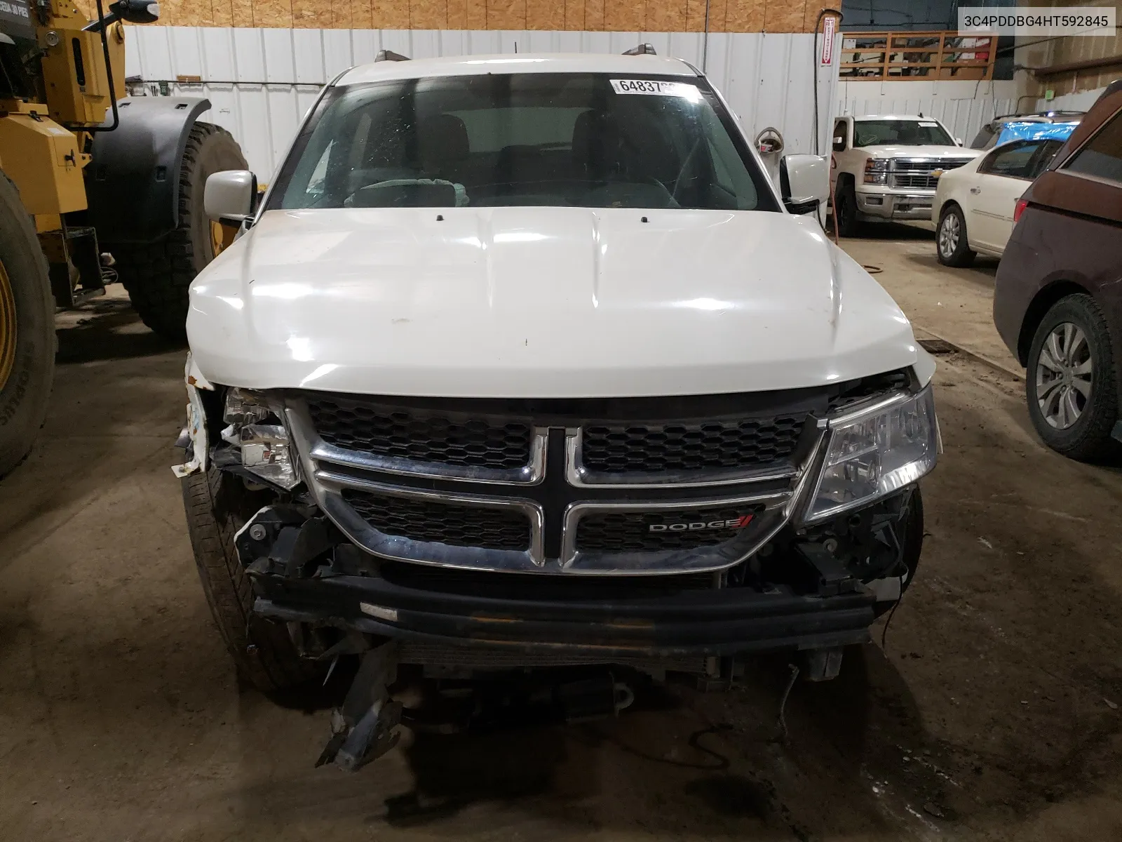 2017 Dodge Journey Sxt VIN: 3C4PDDBG4HT592845 Lot: 64837294