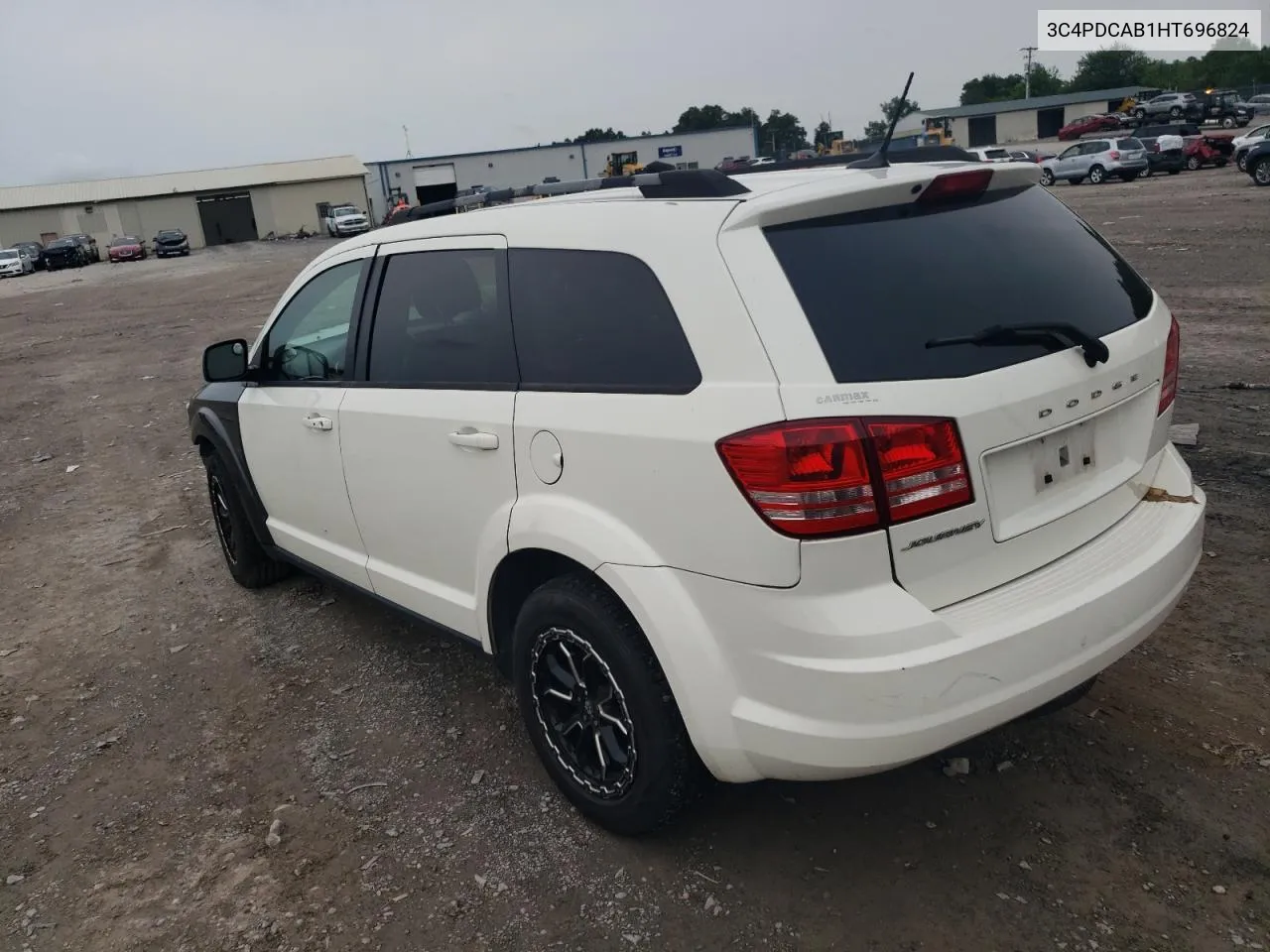 2017 Dodge Journey Se VIN: 3C4PDCAB1HT696824 Lot: 64954894