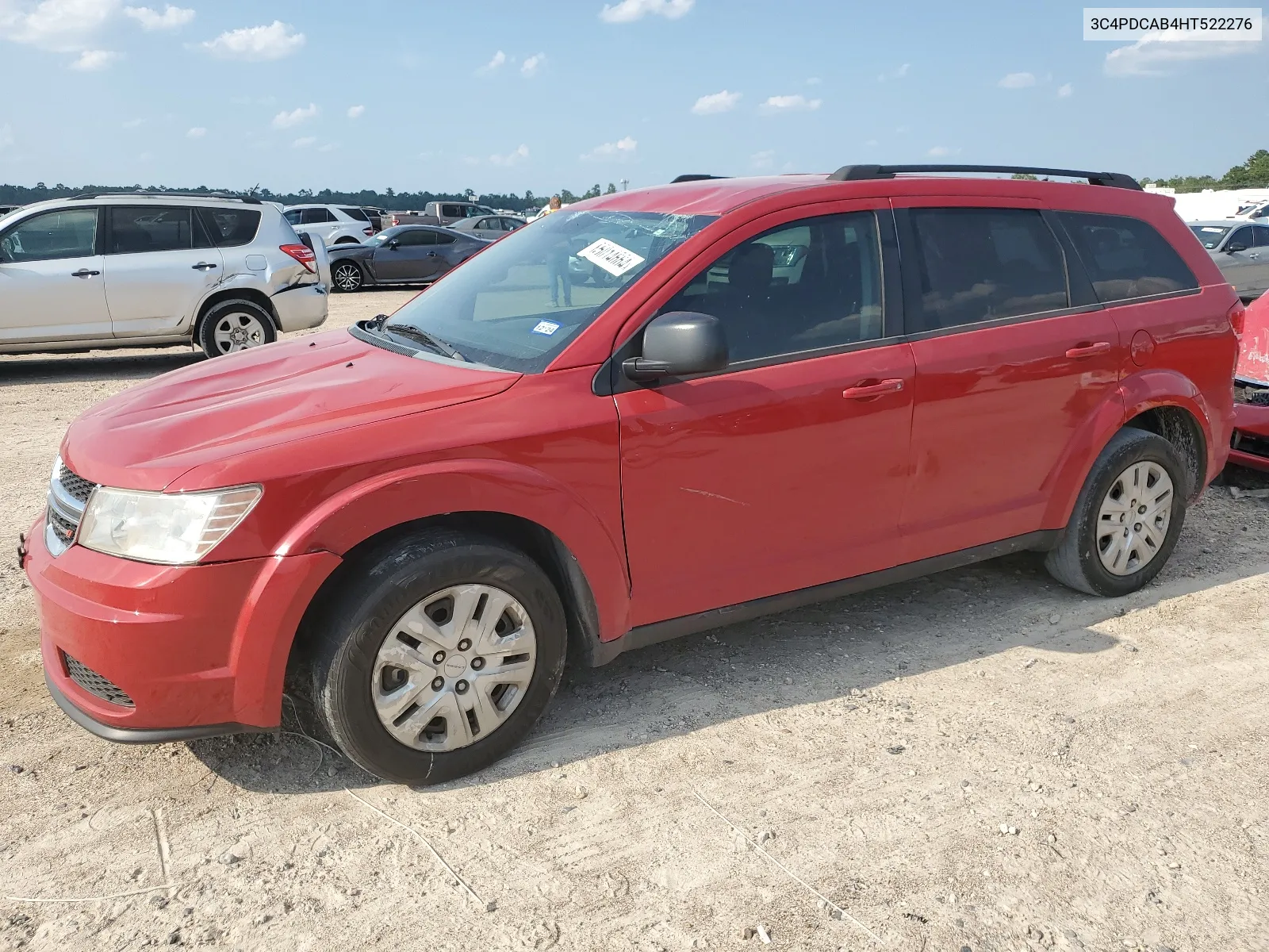 2017 Dodge Journey Se VIN: 3C4PDCAB4HT522276 Lot: 65014664