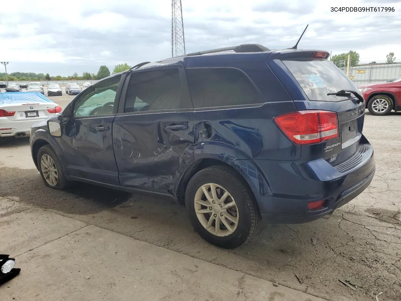 2017 Dodge Journey Sxt VIN: 3C4PDDBG9HT617996 Lot: 65400524