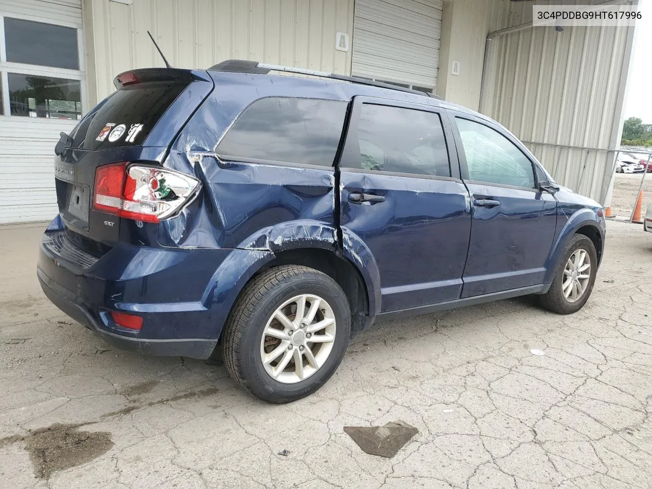 2017 Dodge Journey Sxt VIN: 3C4PDDBG9HT617996 Lot: 65400524