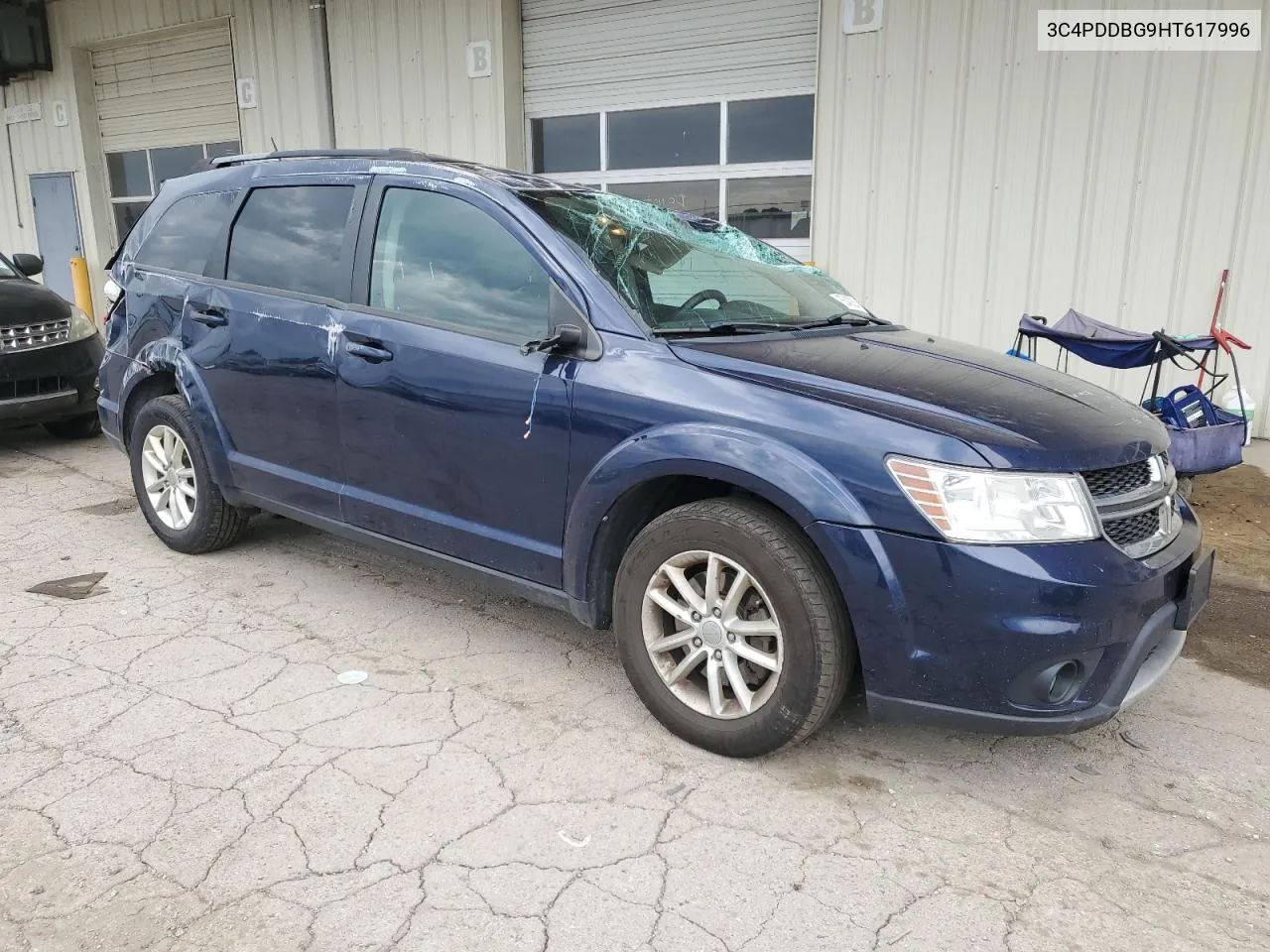 2017 Dodge Journey Sxt VIN: 3C4PDDBG9HT617996 Lot: 65400524