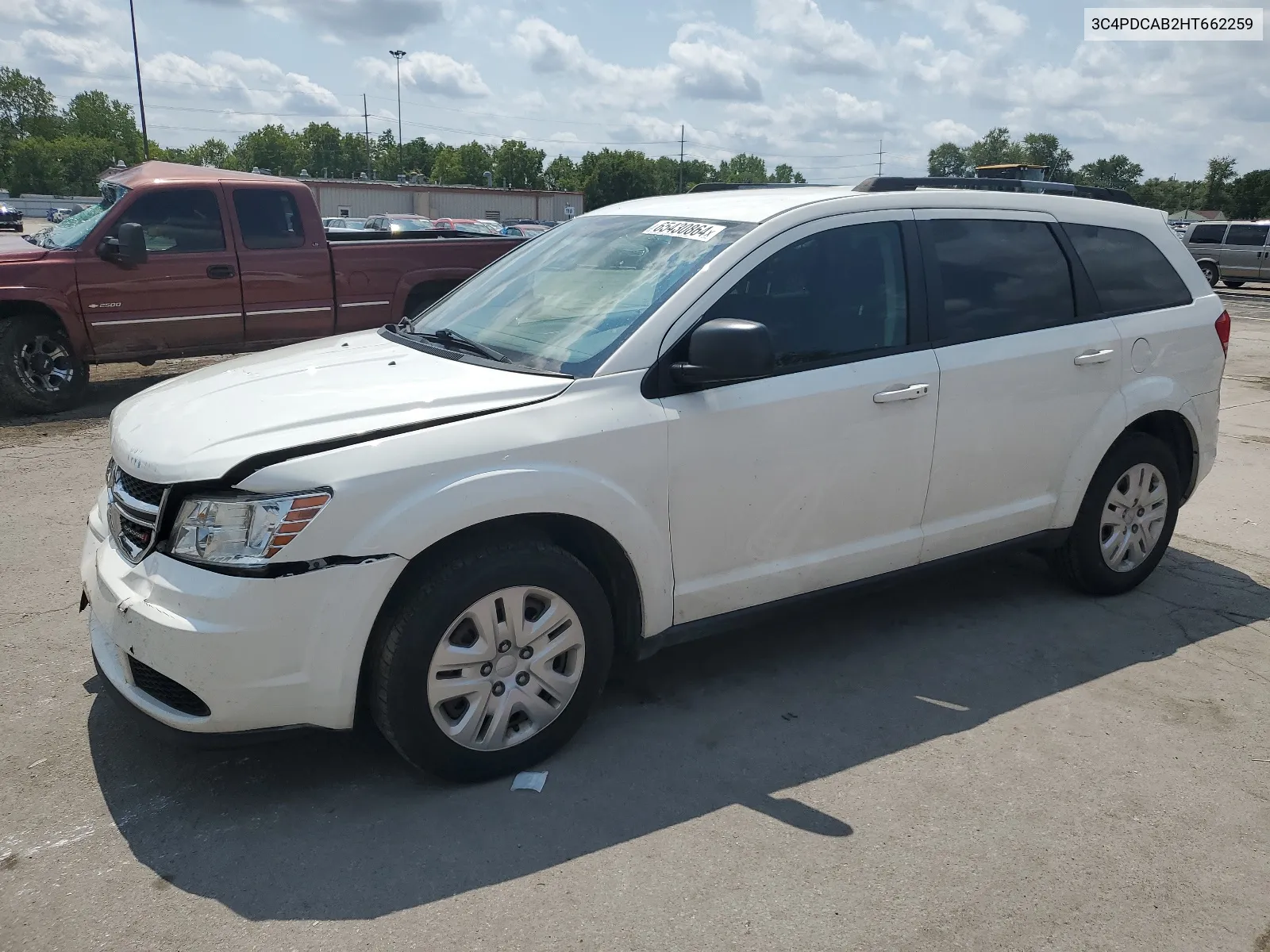 2017 Dodge Journey Se VIN: 3C4PDCAB2HT662259 Lot: 65430864