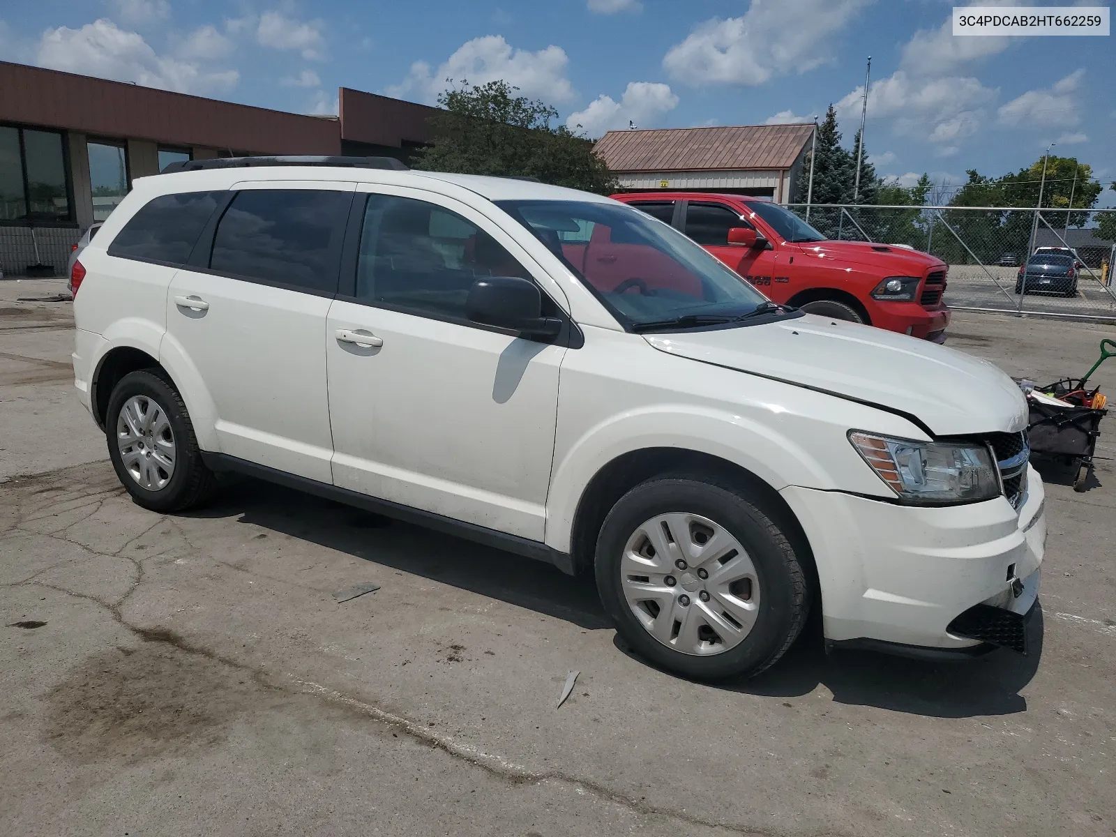 2017 Dodge Journey Se VIN: 3C4PDCAB2HT662259 Lot: 65430864