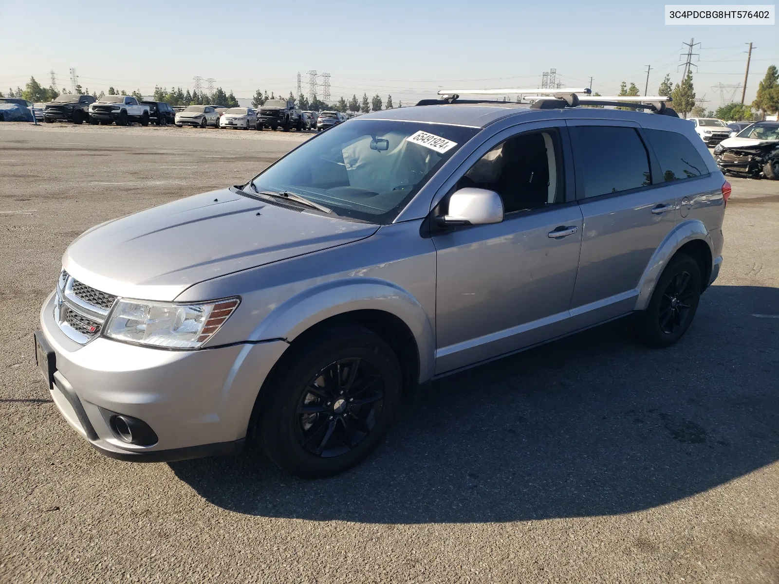 2017 Dodge Journey Sxt VIN: 3C4PDCBG8HT576402 Lot: 65491924