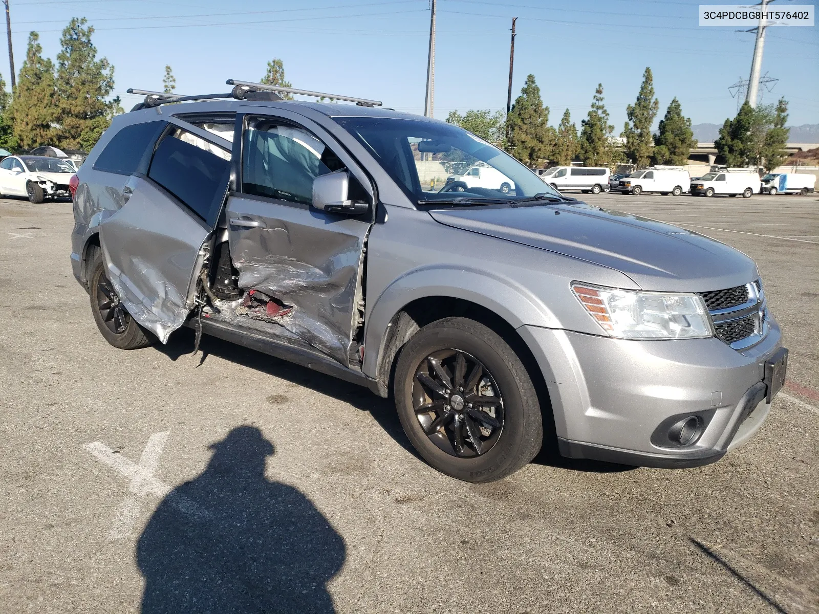 2017 Dodge Journey Sxt VIN: 3C4PDCBG8HT576402 Lot: 65491924