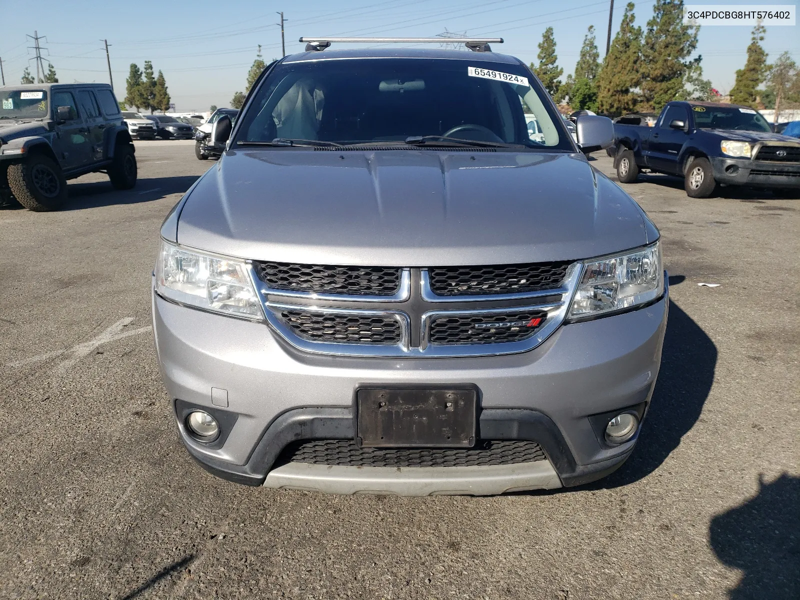 2017 Dodge Journey Sxt VIN: 3C4PDCBG8HT576402 Lot: 65491924