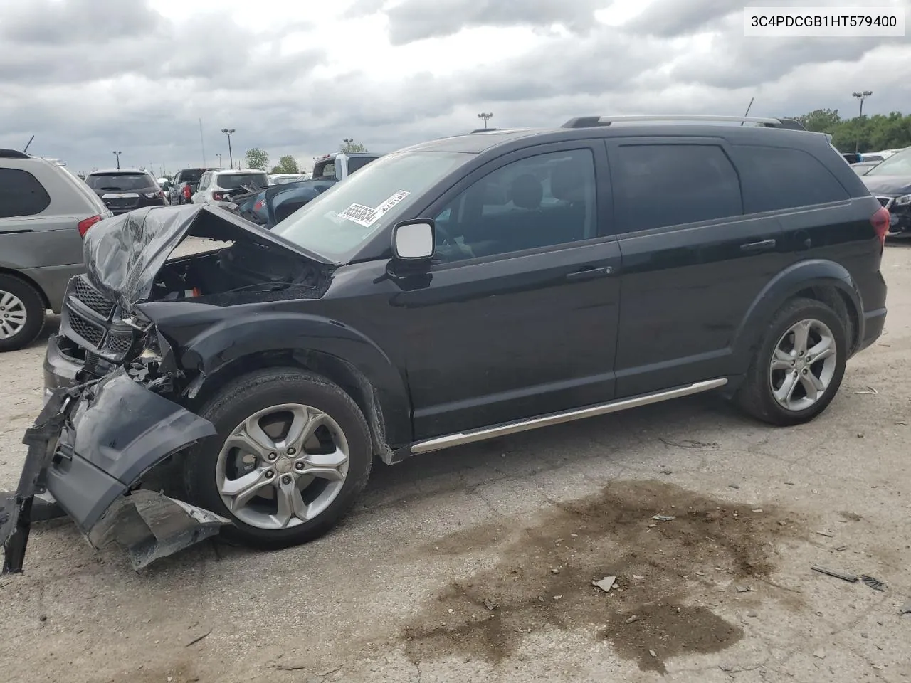 2017 Dodge Journey Crossroad VIN: 3C4PDCGB1HT579400 Lot: 65558634