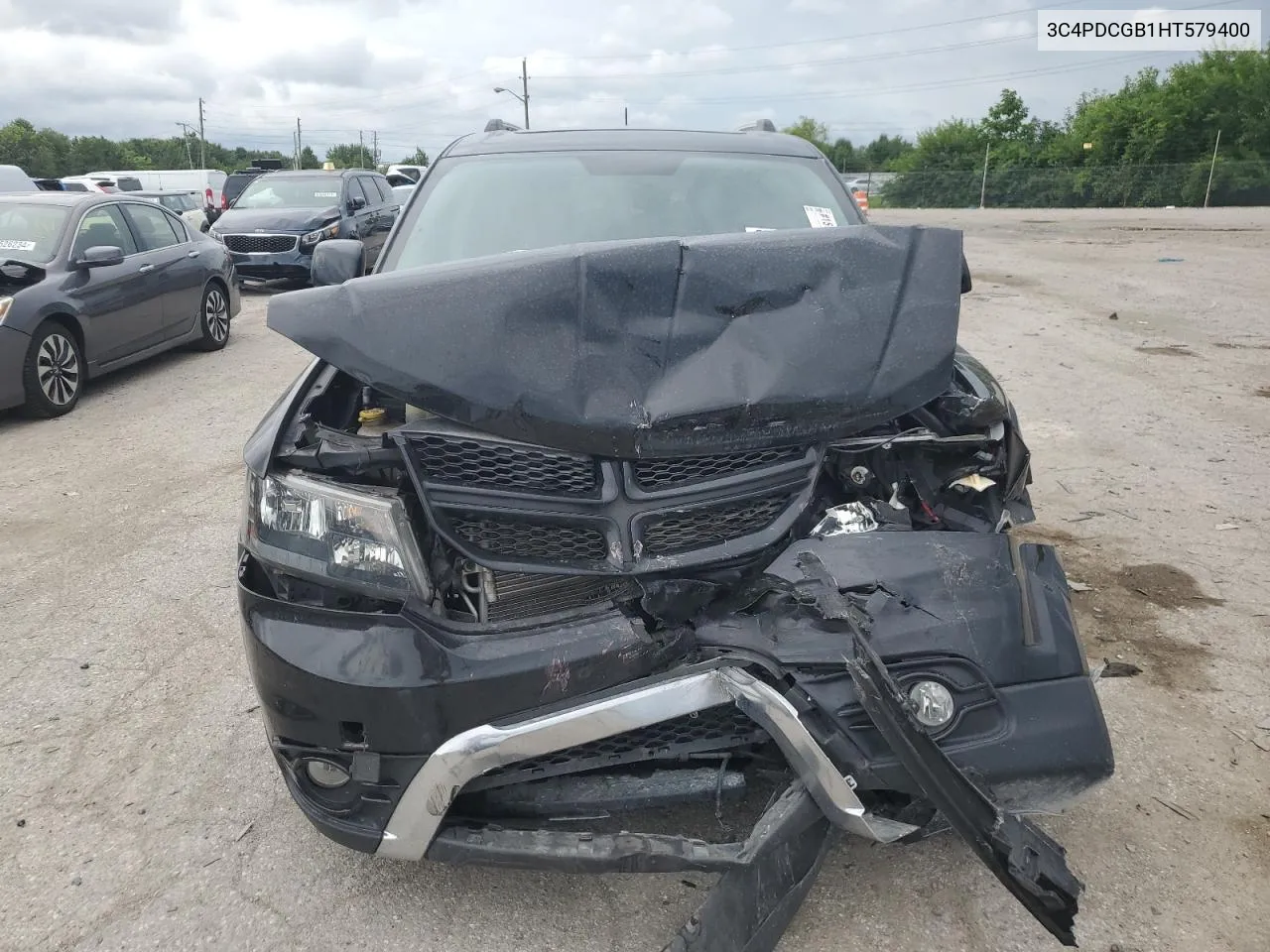 2017 Dodge Journey Crossroad VIN: 3C4PDCGB1HT579400 Lot: 65558634