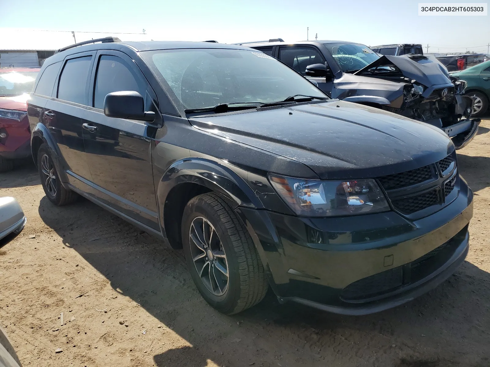 2017 Dodge Journey Se VIN: 3C4PDCAB2HT605303 Lot: 65833674