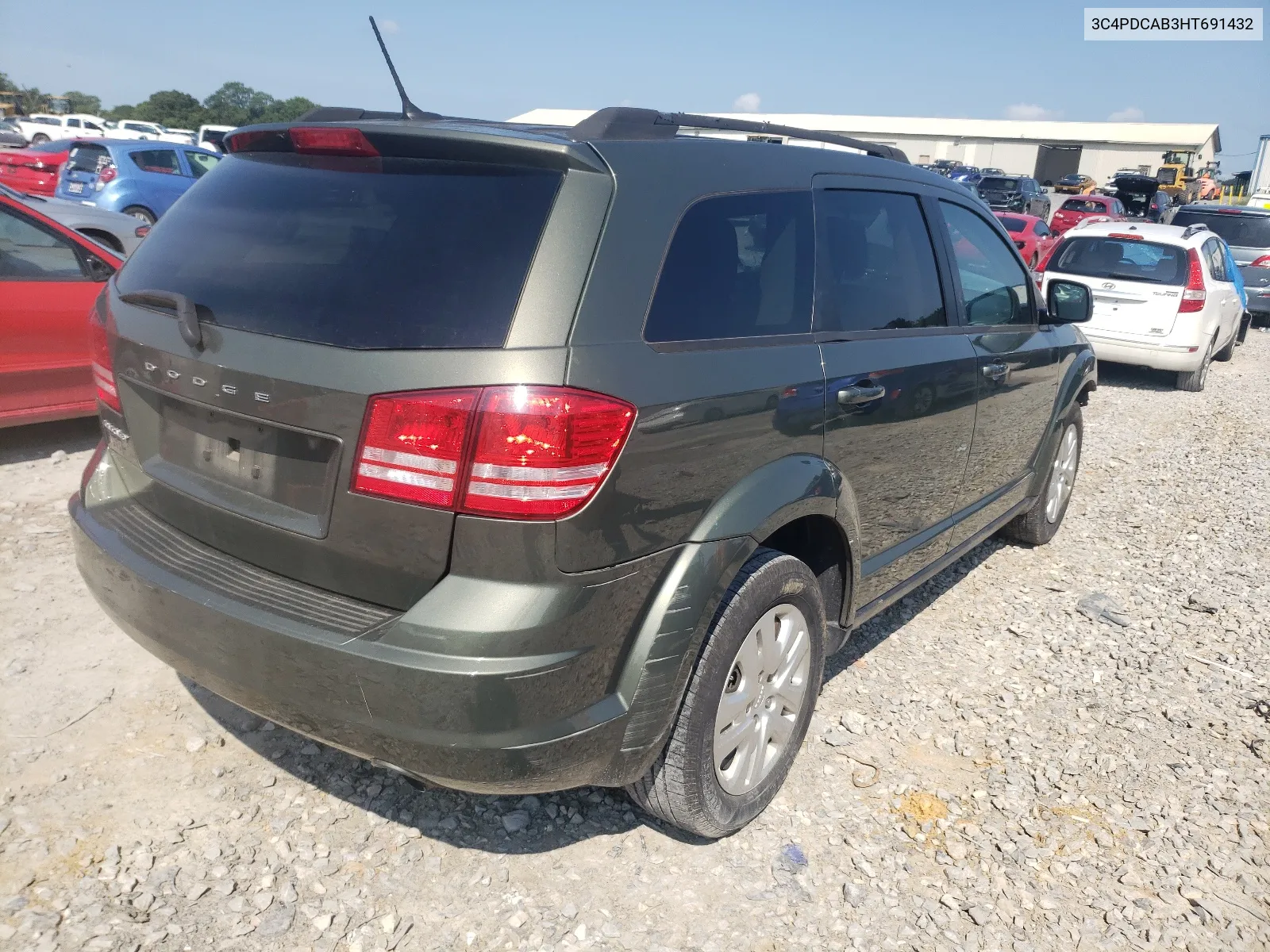 2017 Dodge Journey Se VIN: 3C4PDCAB3HT691432 Lot: 65962914