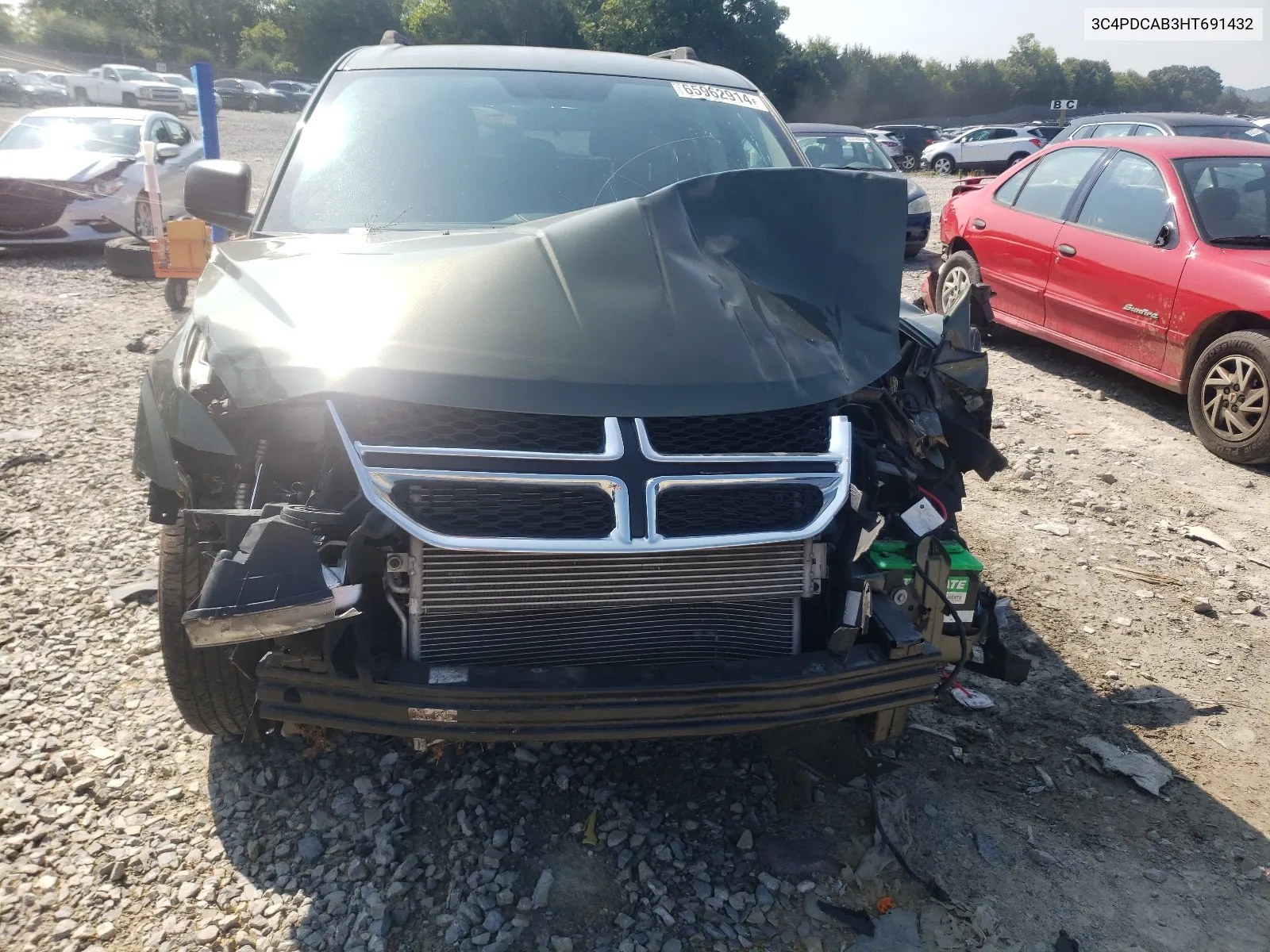 2017 Dodge Journey Se VIN: 3C4PDCAB3HT691432 Lot: 65962914