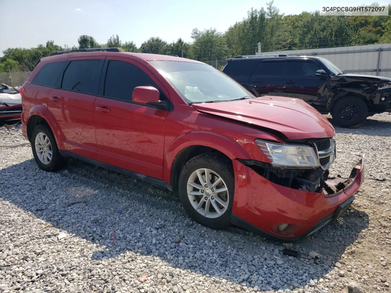 2017 Dodge Journey Sxt VIN: 3C4PDCBG9HT572097 Lot: 66036884