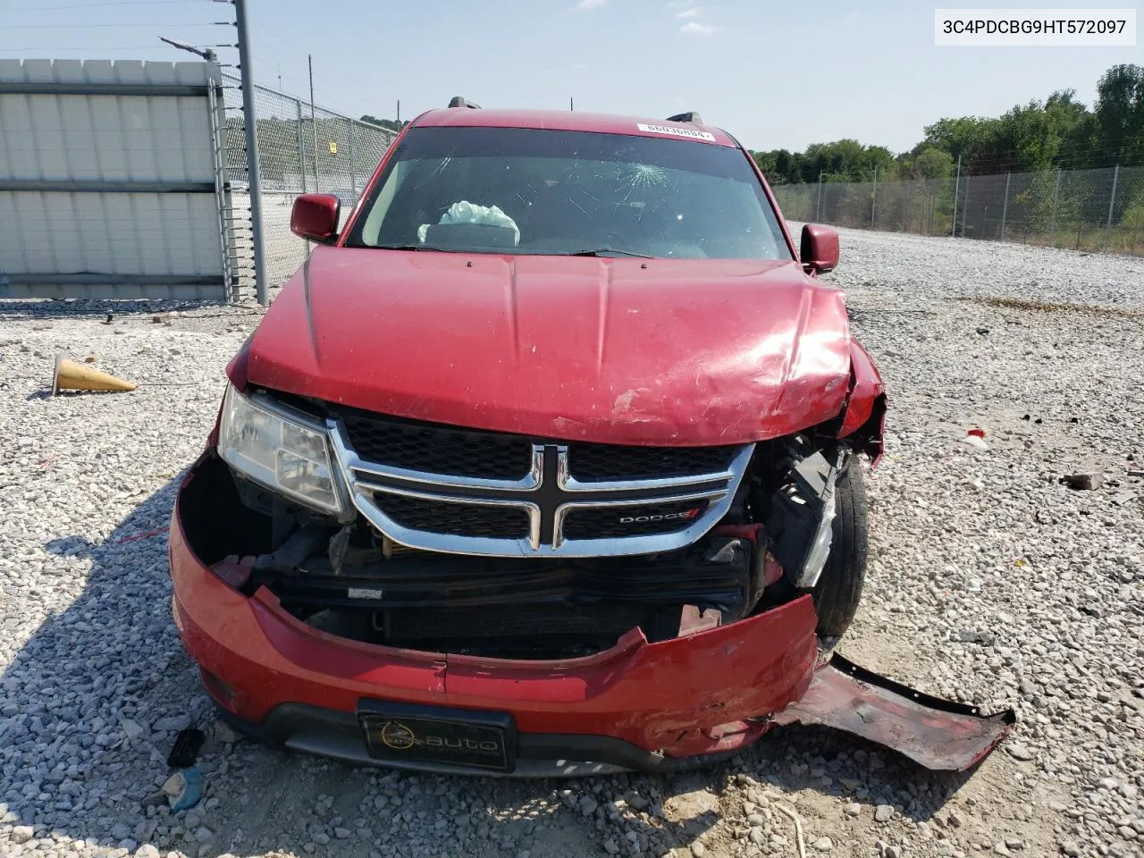 2017 Dodge Journey Sxt VIN: 3C4PDCBG9HT572097 Lot: 66036884