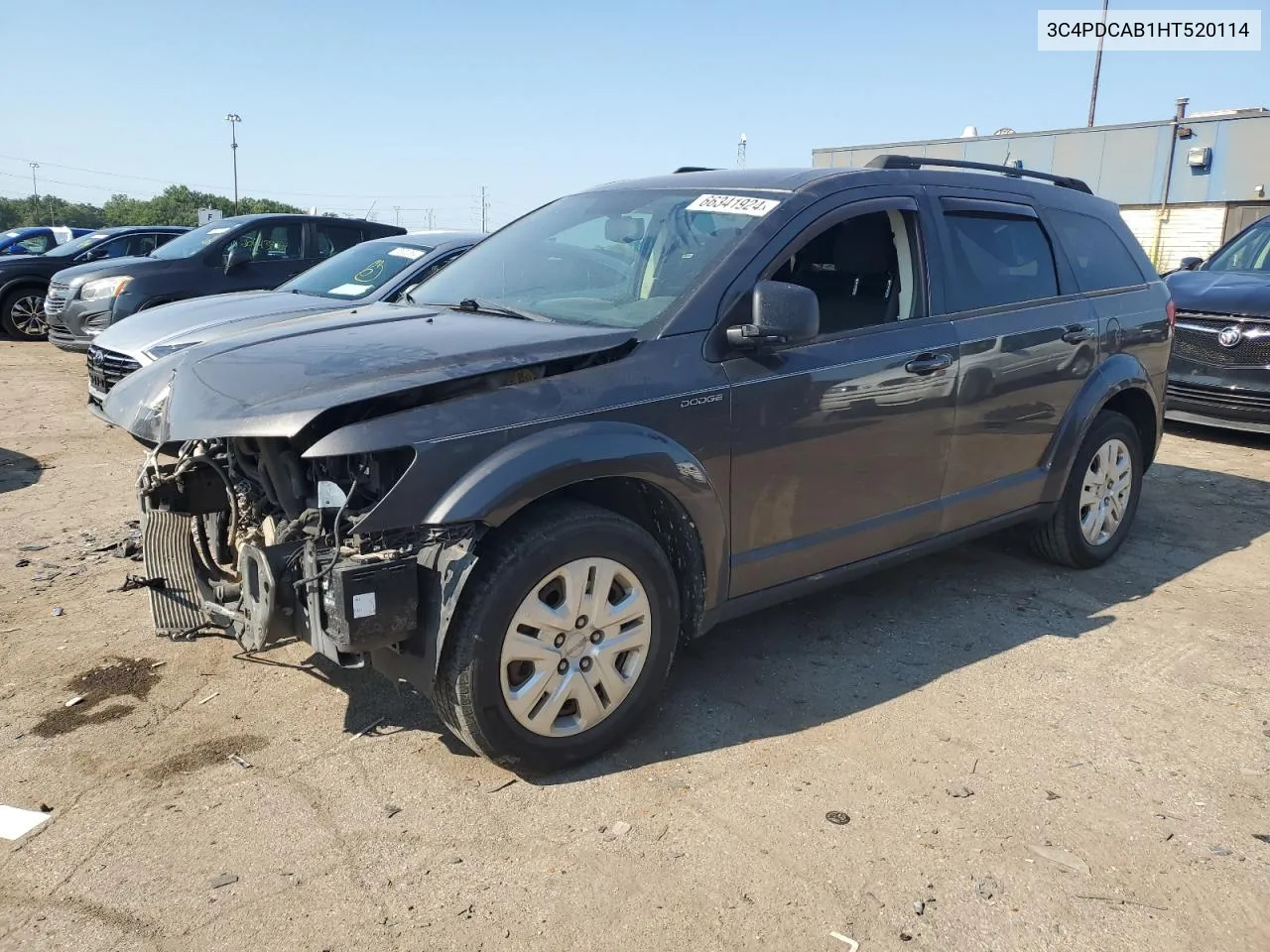 2017 Dodge Journey Se VIN: 3C4PDCAB1HT520114 Lot: 66341924