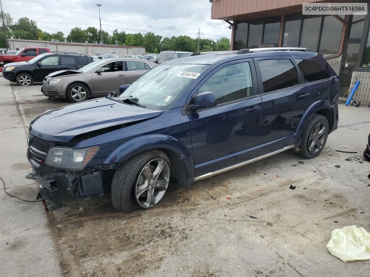 2017 Dodge Journey Crossroad VIN: 3C4PDCGG6HT516384 Lot: 66344744