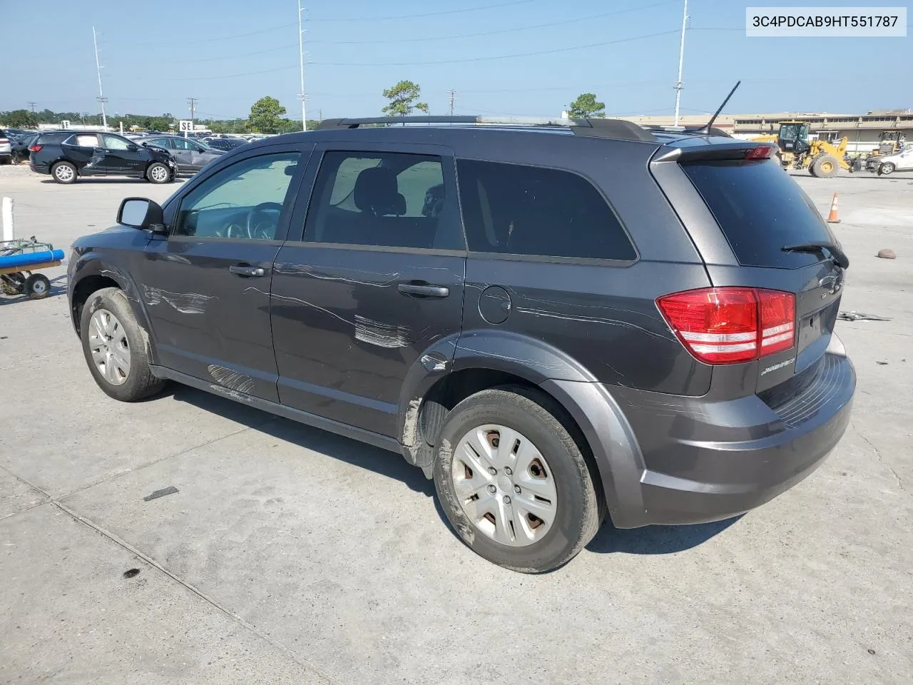 2017 Dodge Journey Se VIN: 3C4PDCAB9HT551787 Lot: 66364124