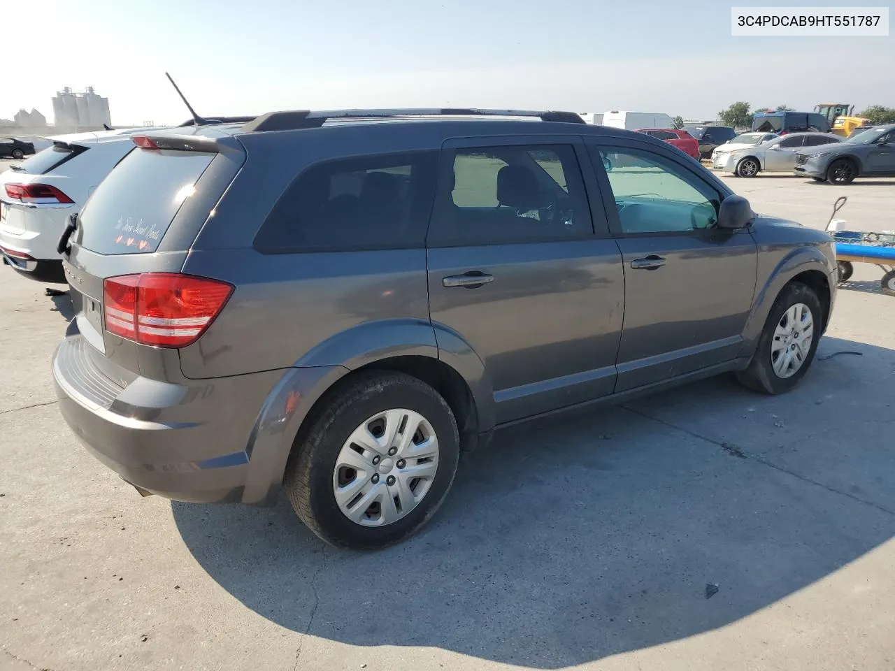 2017 Dodge Journey Se VIN: 3C4PDCAB9HT551787 Lot: 66364124