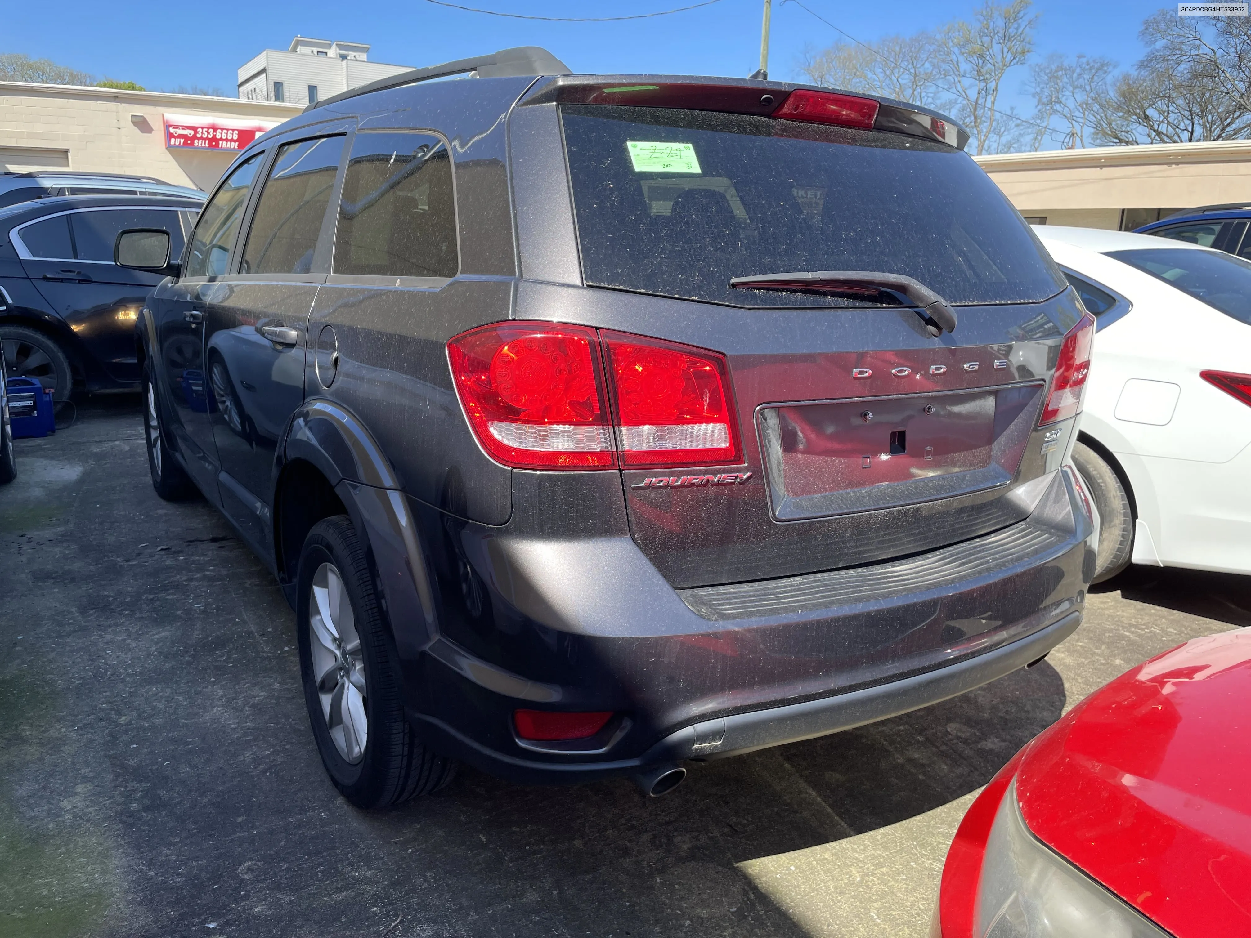 2017 Dodge Journey Sxt VIN: 3C4PDCBG4HT533952 Lot: 66417244