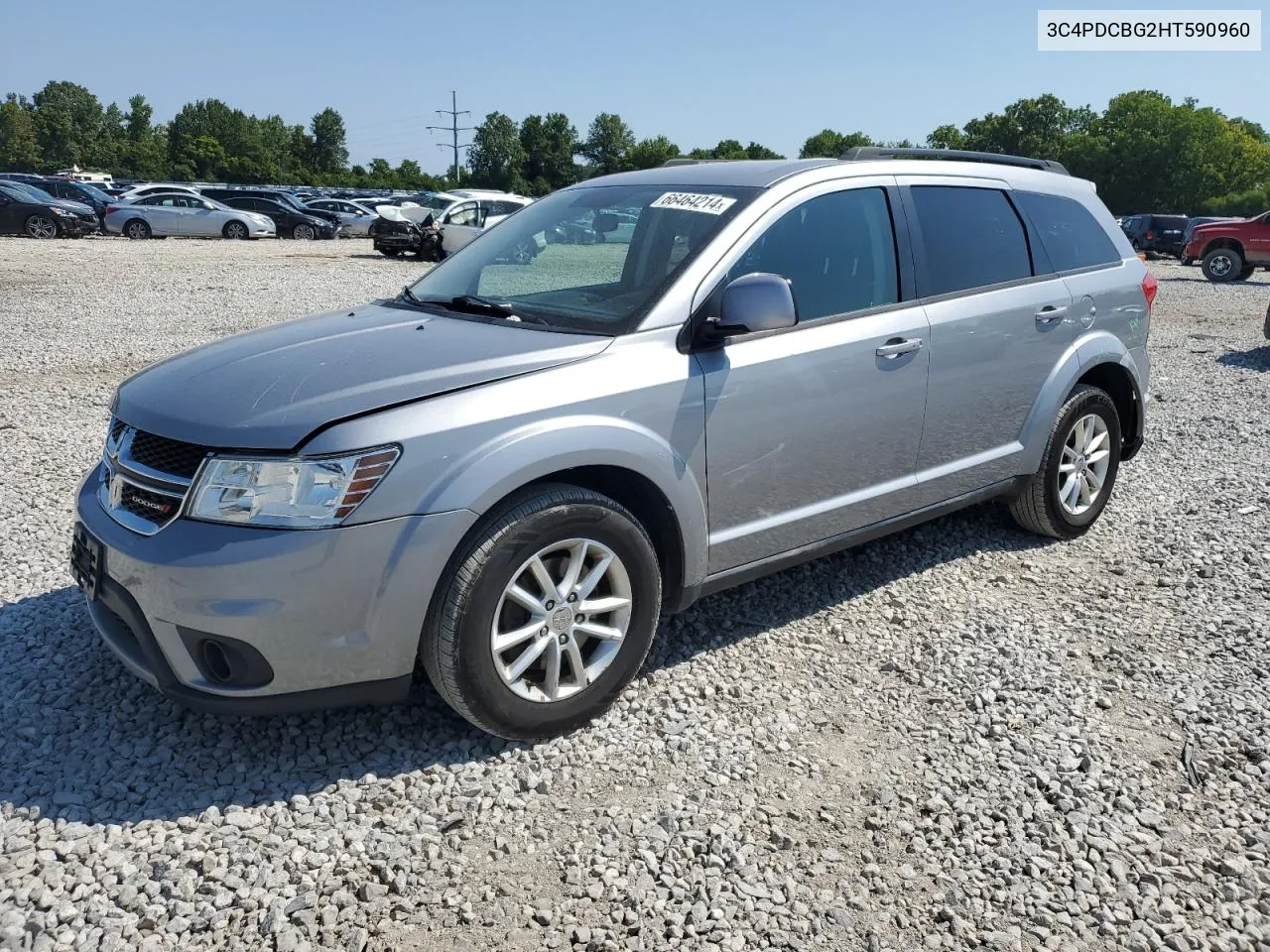 2017 Dodge Journey Sxt VIN: 3C4PDCBG2HT590960 Lot: 66464214