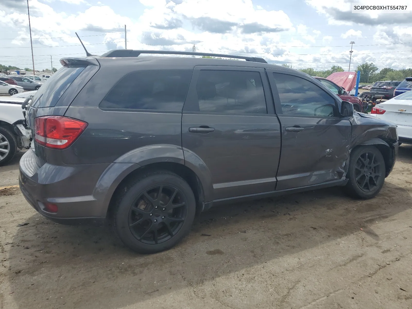 2017 Dodge Journey Sxt VIN: 3C4PDCBGXHT554787 Lot: 66603454