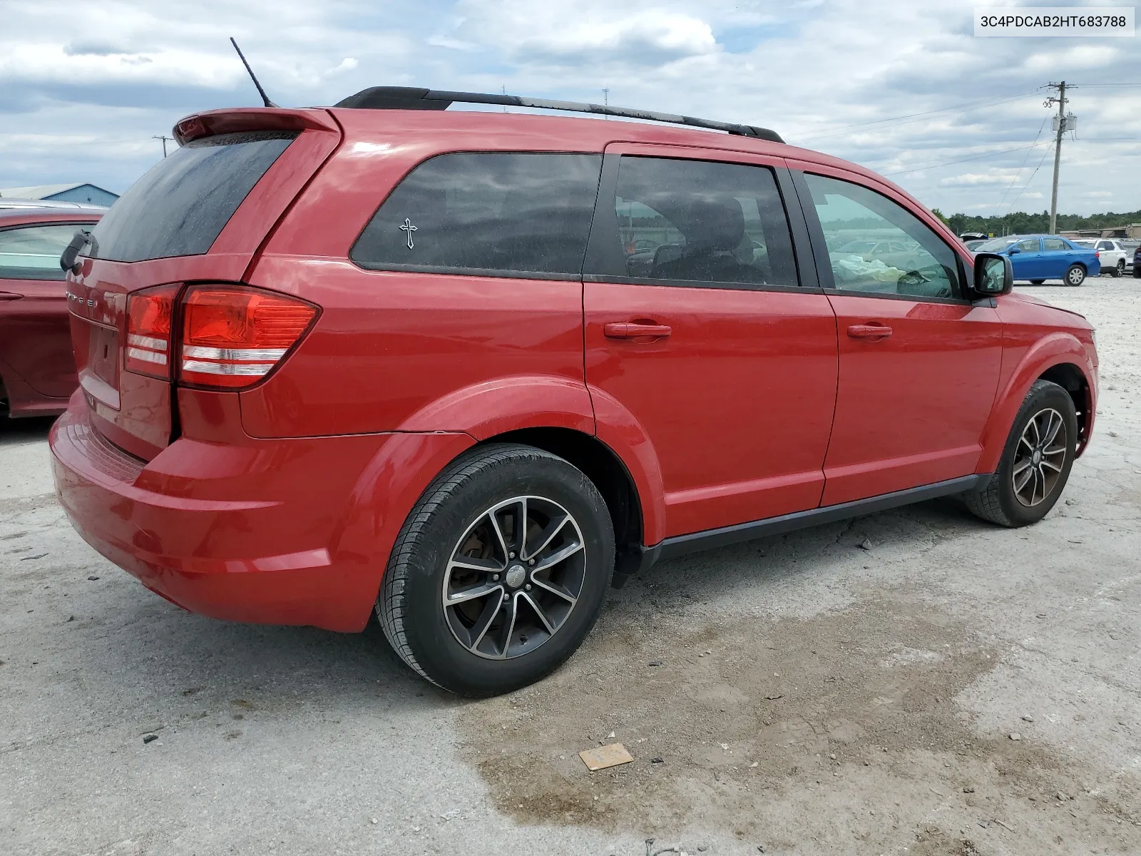 2017 Dodge Journey Se VIN: 3C4PDCAB2HT683788 Lot: 66719354