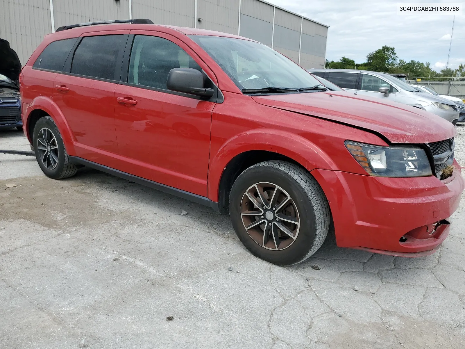 2017 Dodge Journey Se VIN: 3C4PDCAB2HT683788 Lot: 66719354