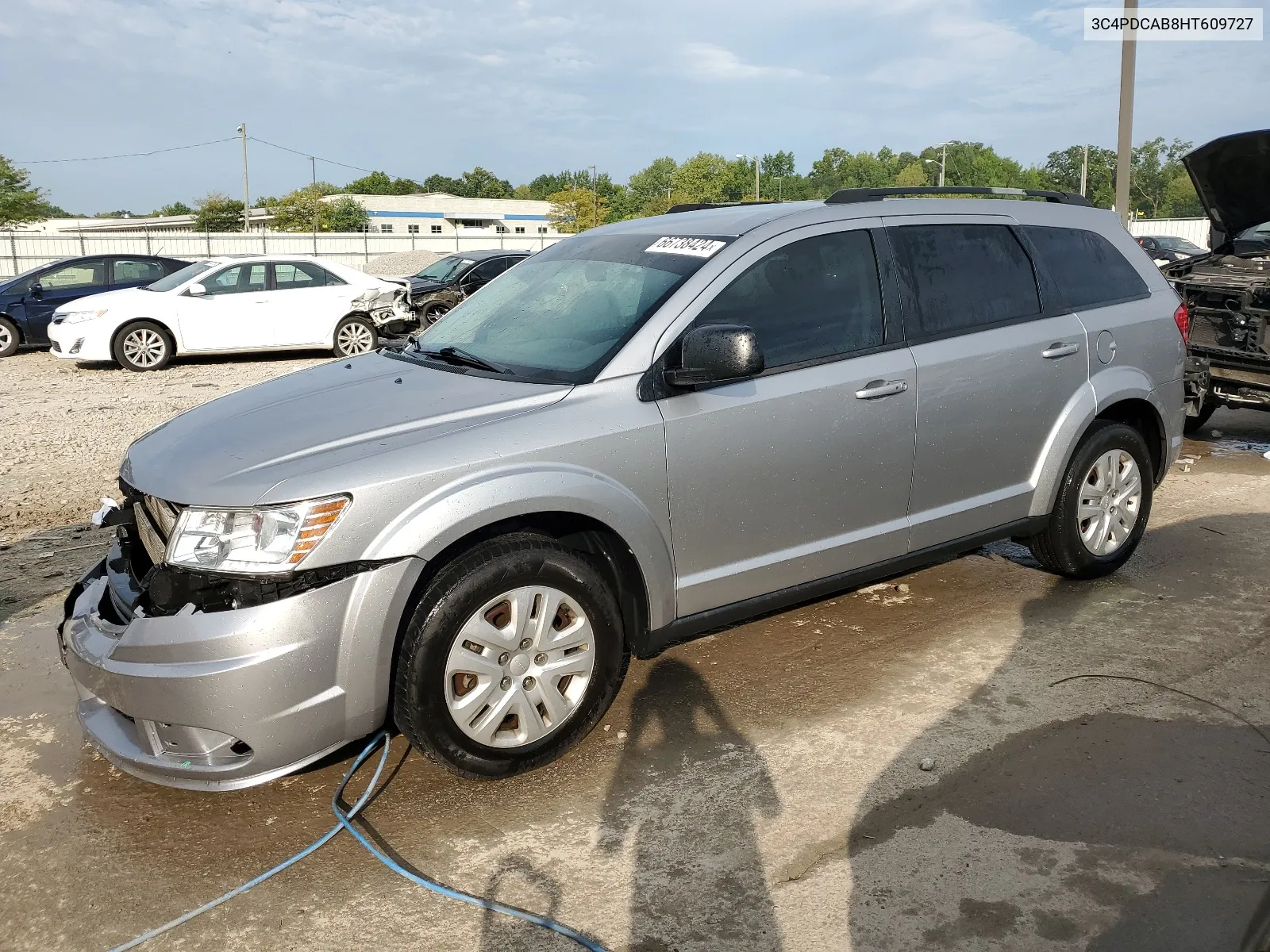 2017 Dodge Journey Se VIN: 3C4PDCAB8HT609727 Lot: 66738424