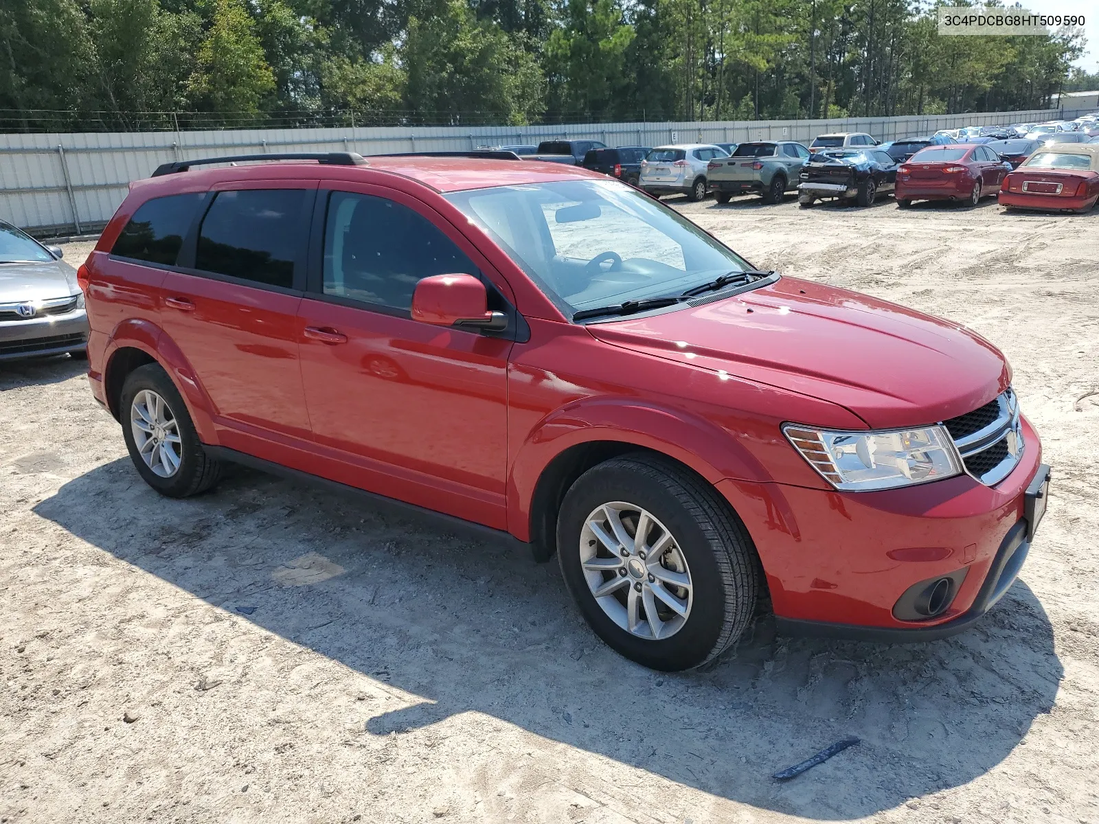 2017 Dodge Journey Sxt VIN: 3C4PDCBG8HT509590 Lot: 66885654